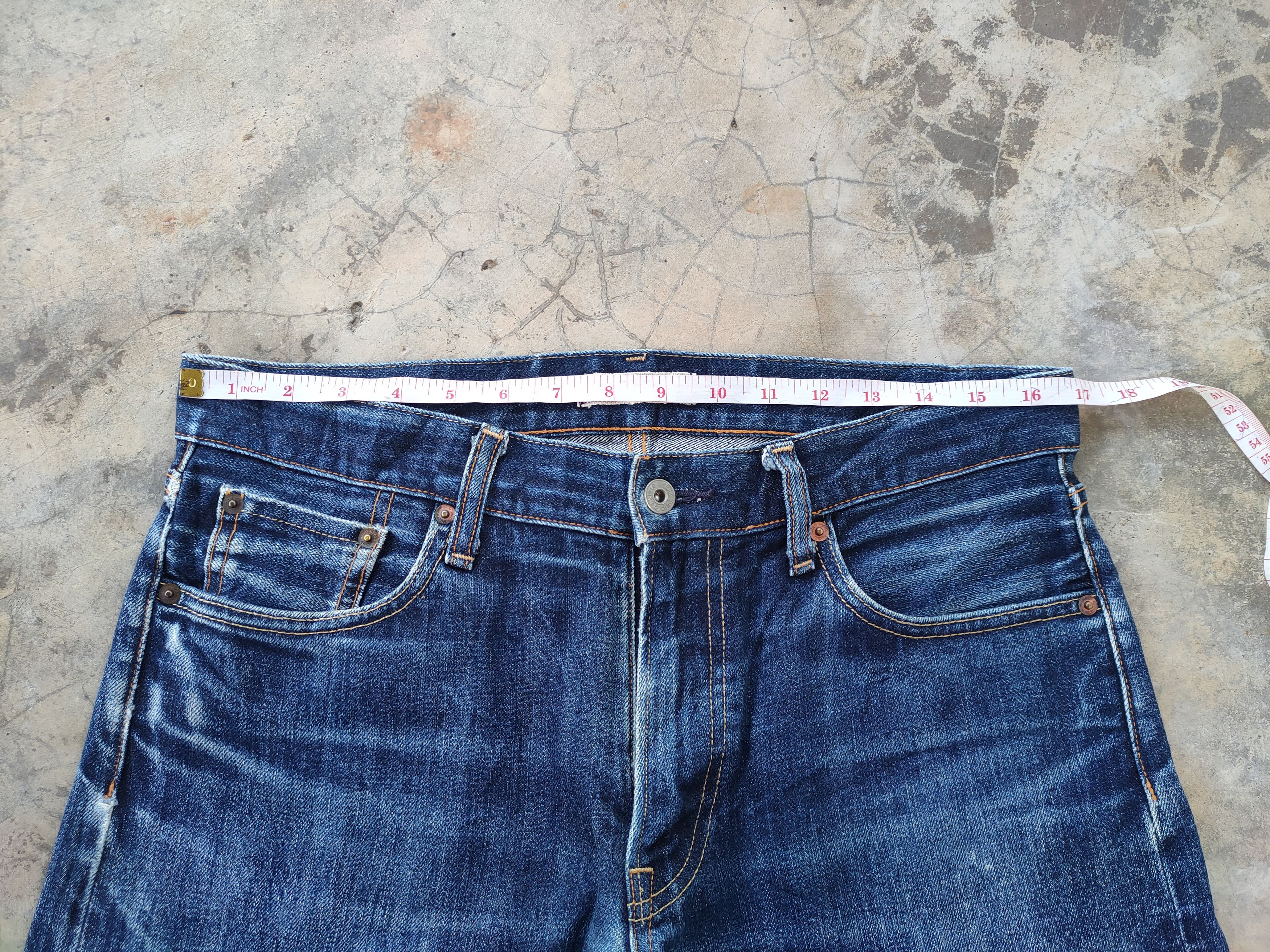 Japanese Brand × Jean W33 VINTAGE JAPANESE DISTRESSED RIPPED FADED JEANS PANTS Size US 33 - 6 Thumbnail