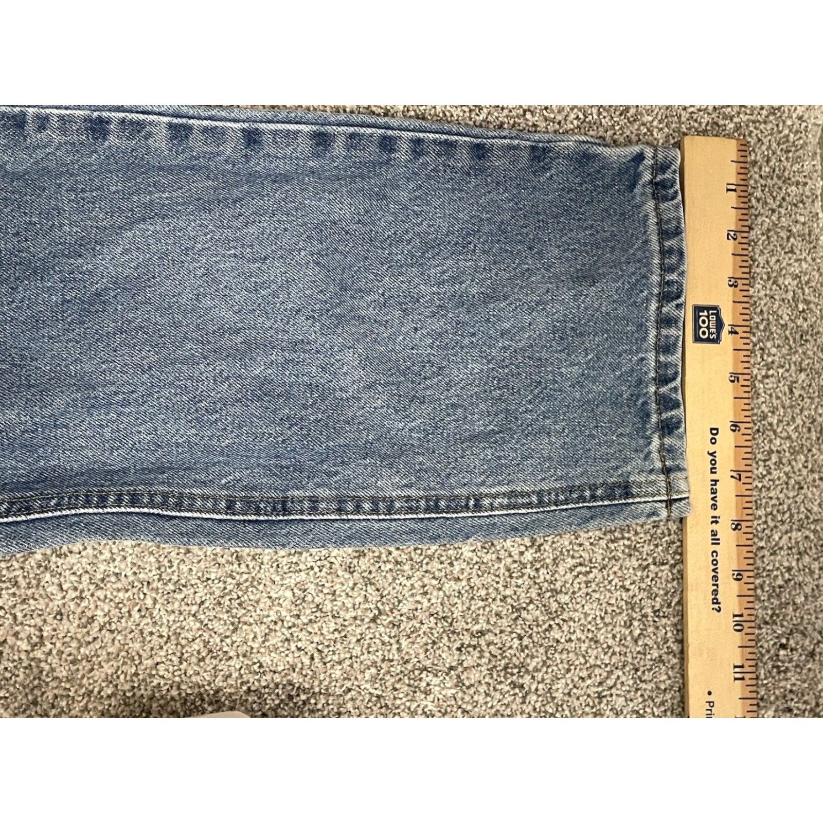 Carhartt Carhartt B18 DST Traditional Fit Jeans Mens 40x32 Straight Leg Workwear Streetwear Blue 5-Pocket Denim Jeans Mens Straight Leg 40 32 DST B18 Series Size US 40 / EU 56 - 5 Thumbnail