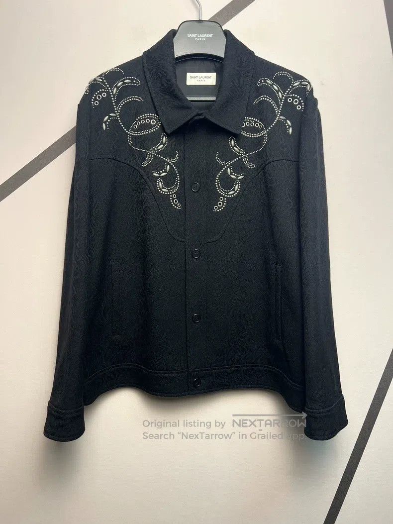 Saint Laurent Paris Saint Laurent Paris Wool Jacket Size US L / EU 52-54 / 3 - 1 Thumbnail