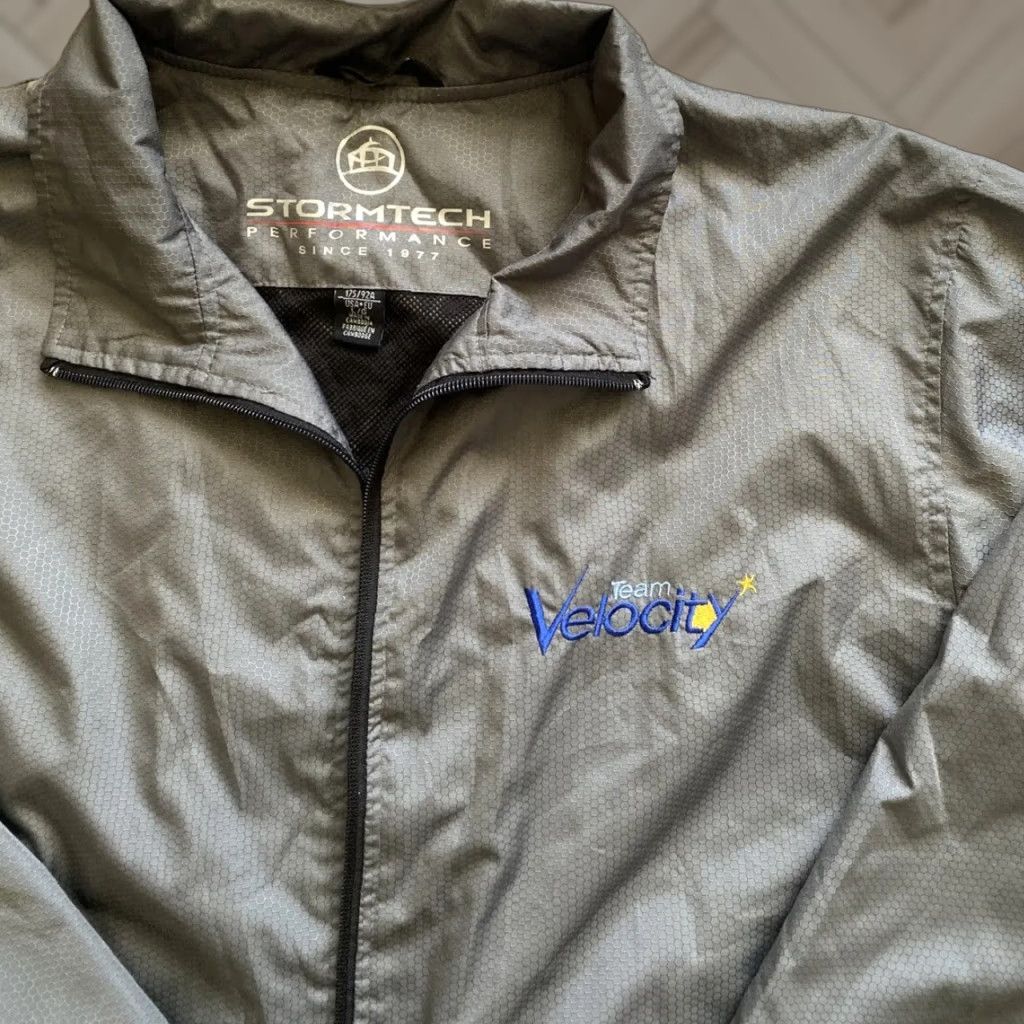 Stormtech Stormtech Windbreaker Mens Size L Performance Battlefield Velocity Gray Full Zip Collared Jacket Size US L / EU 52-54 / 3 - 1 Thumbnail