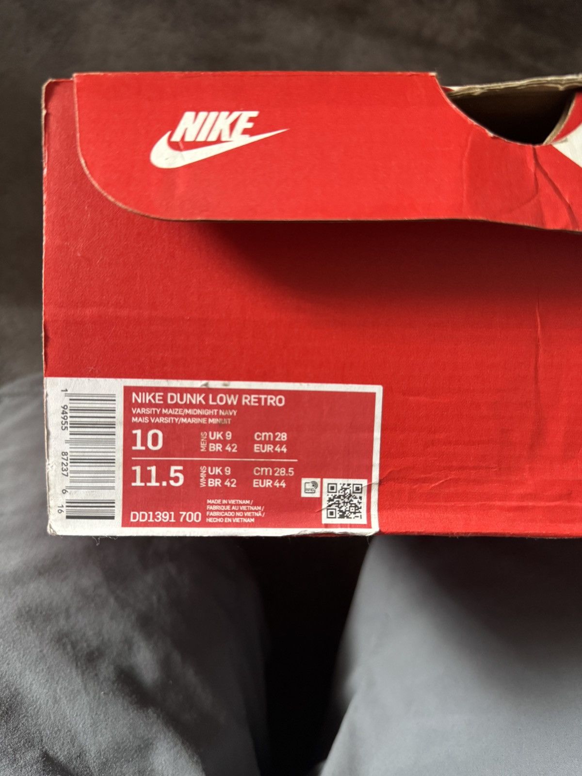 Nike Nike Dunk Low Michigan Size US 10 / EU 43 - 8 Thumbnail
