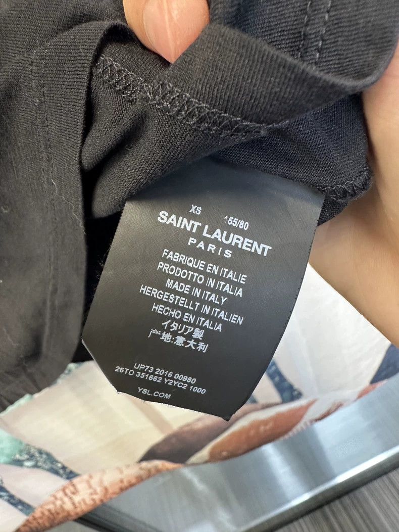 Saint Laurent Paris Saint Laurent Paris Blood tooth short sleeve Size XS / US 0-2 / IT 36-38 - 2 Thumbnail