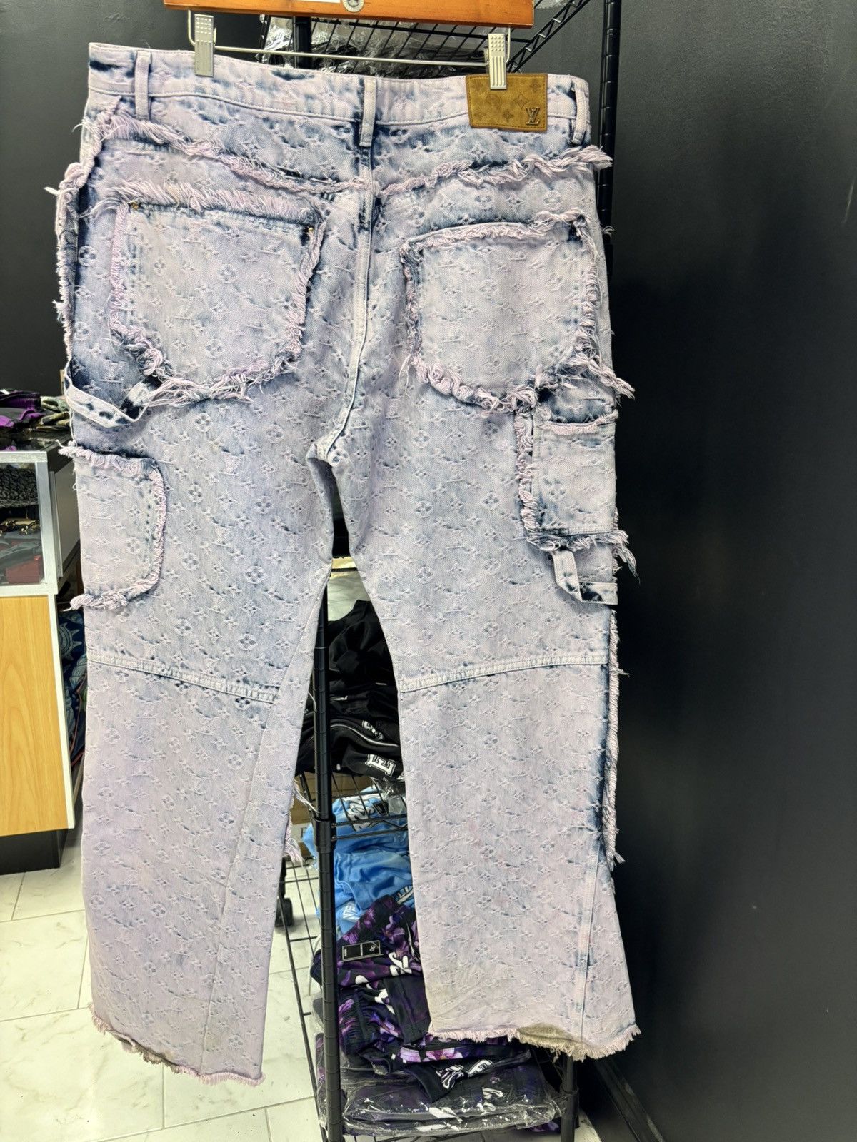 Louis Vuitton Louis Vuitton SS23 Virgil Abloh Carpenter Denim fringe Size US 38 / EU 54 - 3 Thumbnail