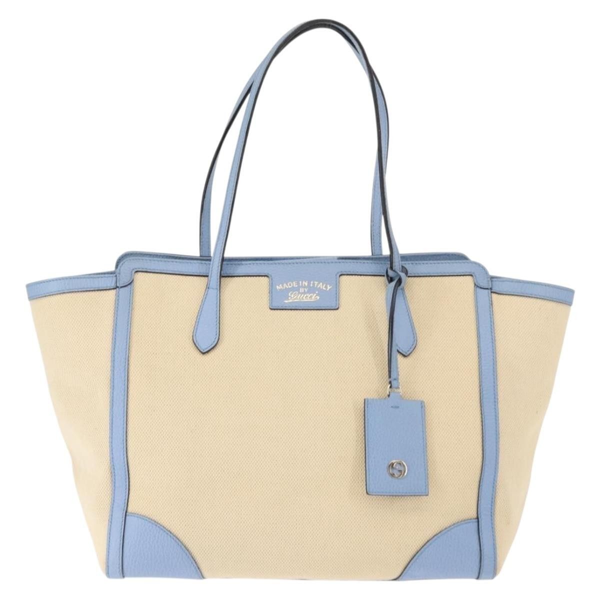 Gucci Gucci Swing Tote Canvas and Leather Size ONE SIZE - 1 Thumbnail