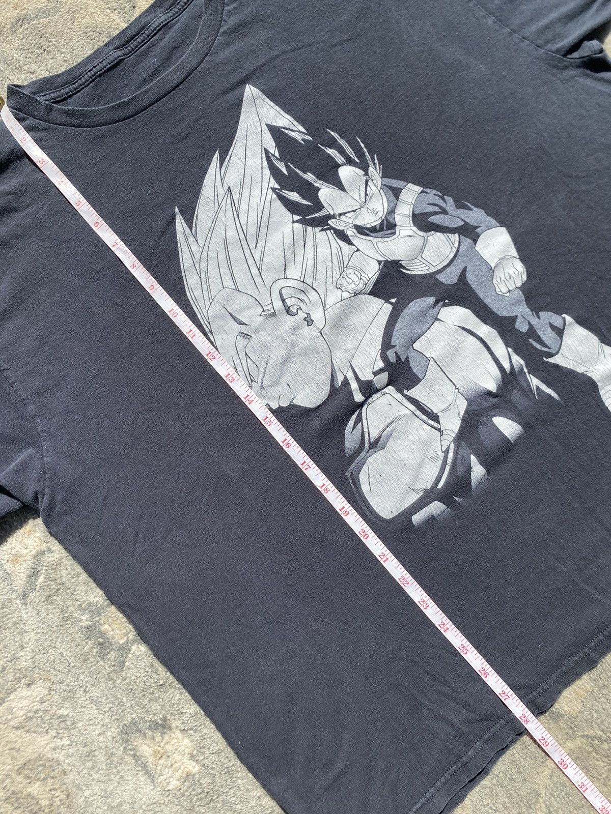 Other Dragon Ball Z Black and White Vegeta Graphic Print Tee 2XL Size US XXL / EU 58 / 5 - 1 Thumbnail