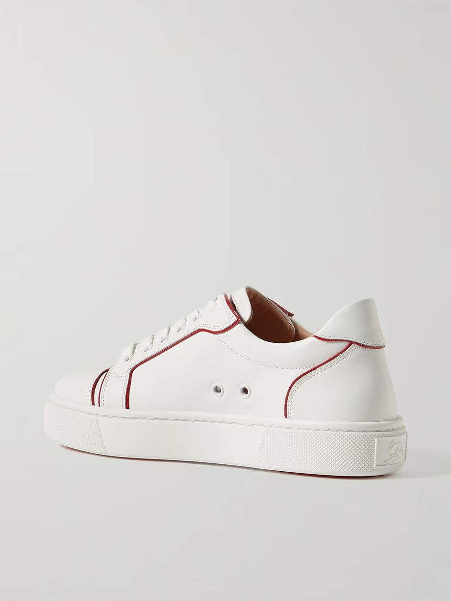 Christian Louboutin o1s1wg110425 Vieirissima Flat in White Size US 10 / IT 40 - 2 Thumbnail