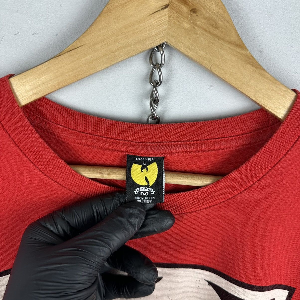 Wu-Tang Clan Vintage Rare Wu-Tang Ghost Tee Size US L / EU 52-54 / 3 - 15 Thumbnail