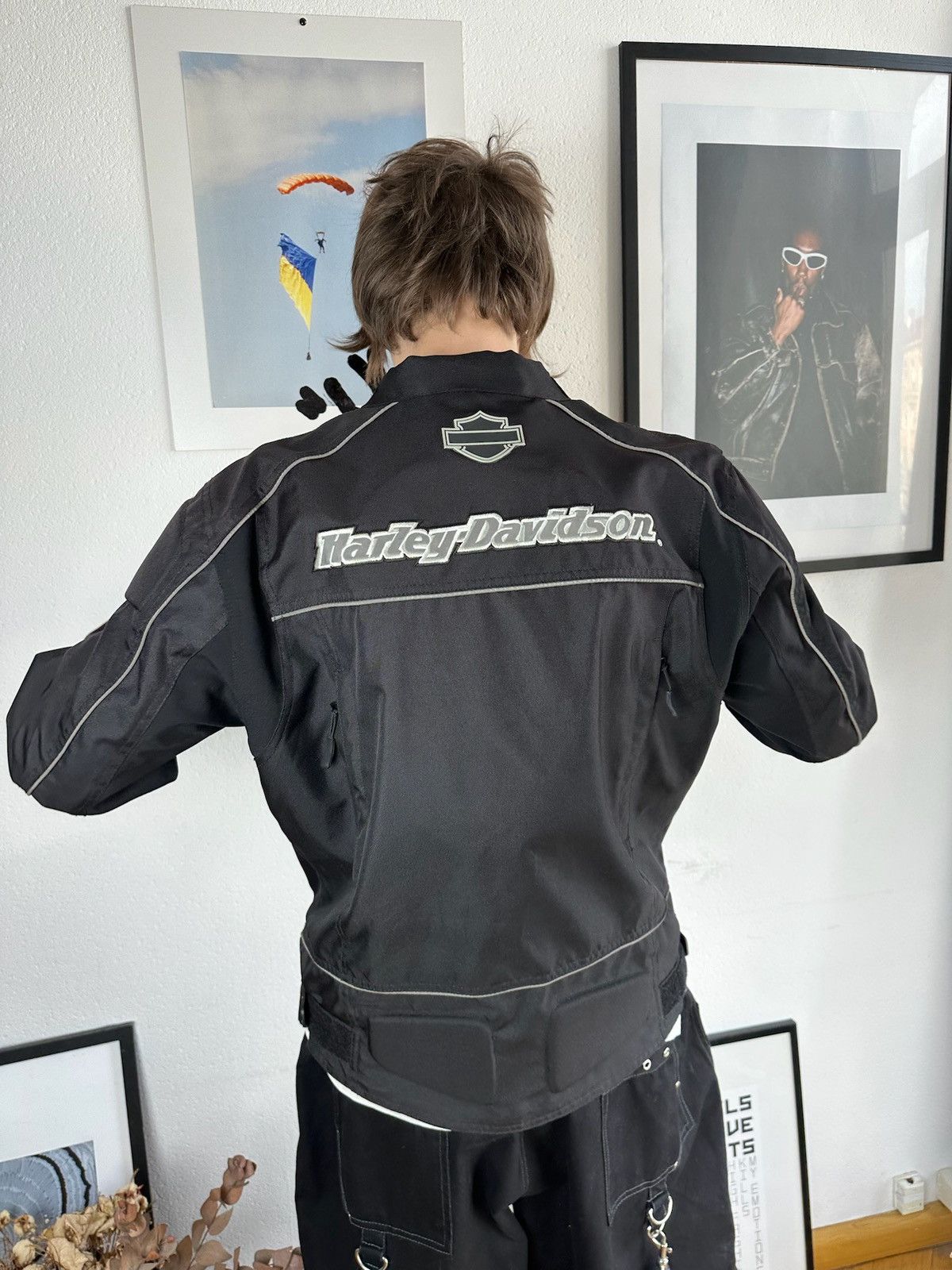 Harley Davidson × Vintage Y2K Vintage Harley Davidson Jacket Embroidery Big Logo Size US M / EU 48-50 / 2 - 12 Thumbnail
