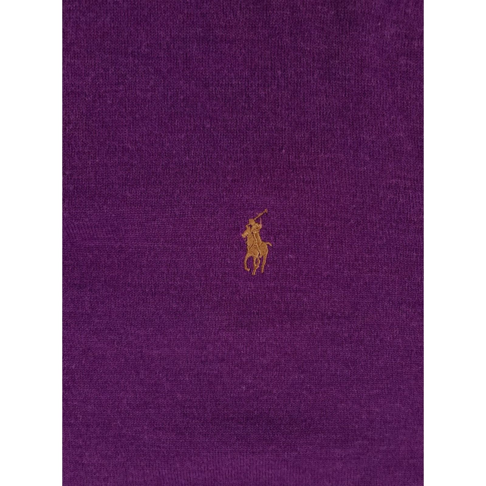 Polo Ralph Lauren Polo Ralph Lauren Polo Golf Sweater Merino Wool Purple 1/4 Zip Long Sleeve Mens XL Size US XL / EU 56 / 4 - 2 Thumbnail