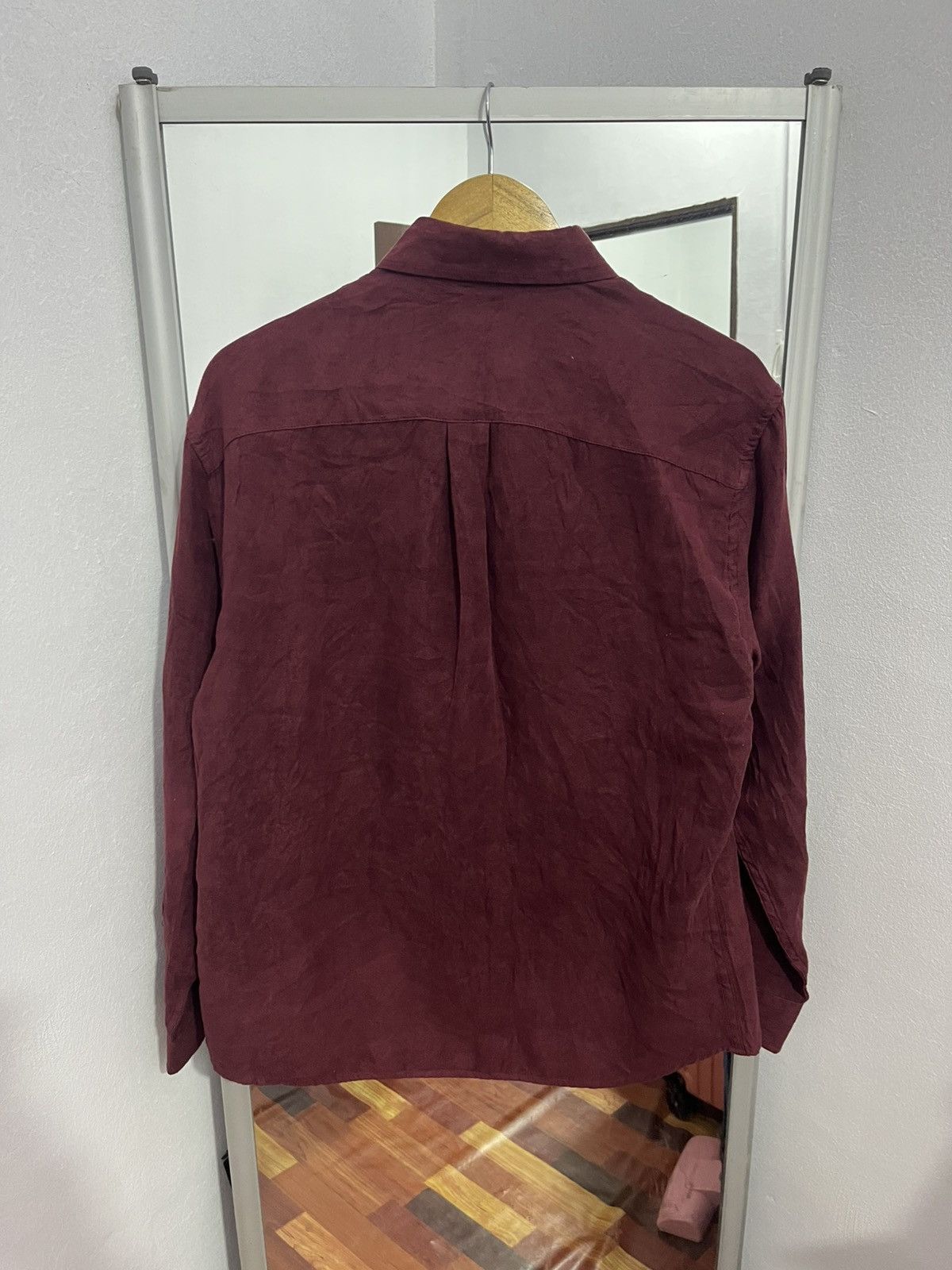 Kangol Kangol Japan Suede Button Down Shirt Size US L / EU 52-54 / 3 - 8 Thumbnail