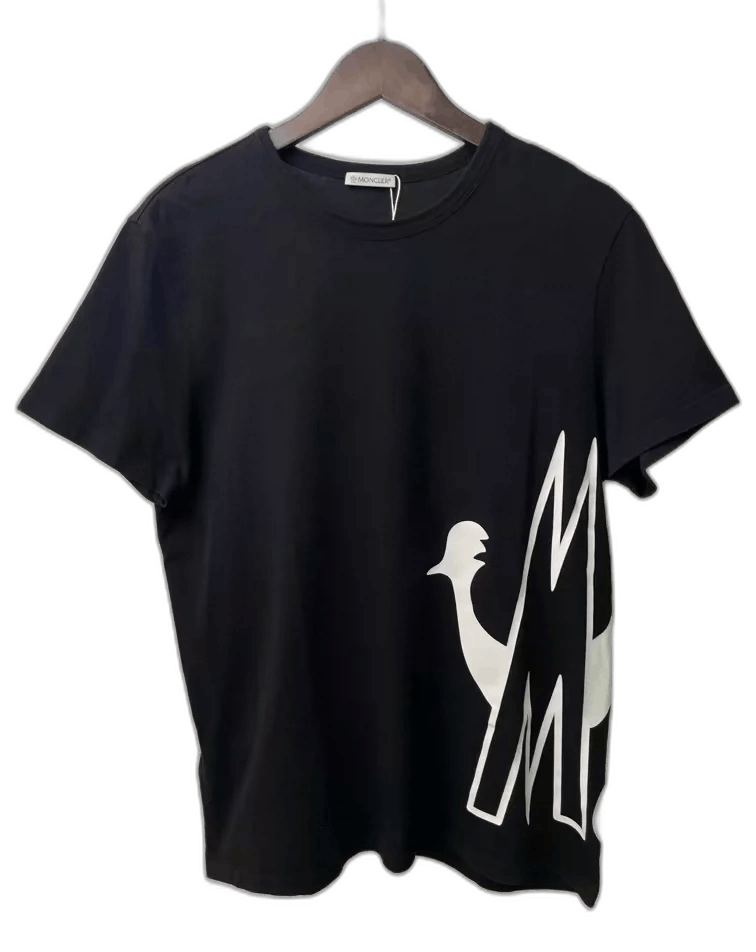 Moncler Moncler Black Short Sleeve T-Shirt Size US L / EU 52-54 / 3 - 1 Thumbnail