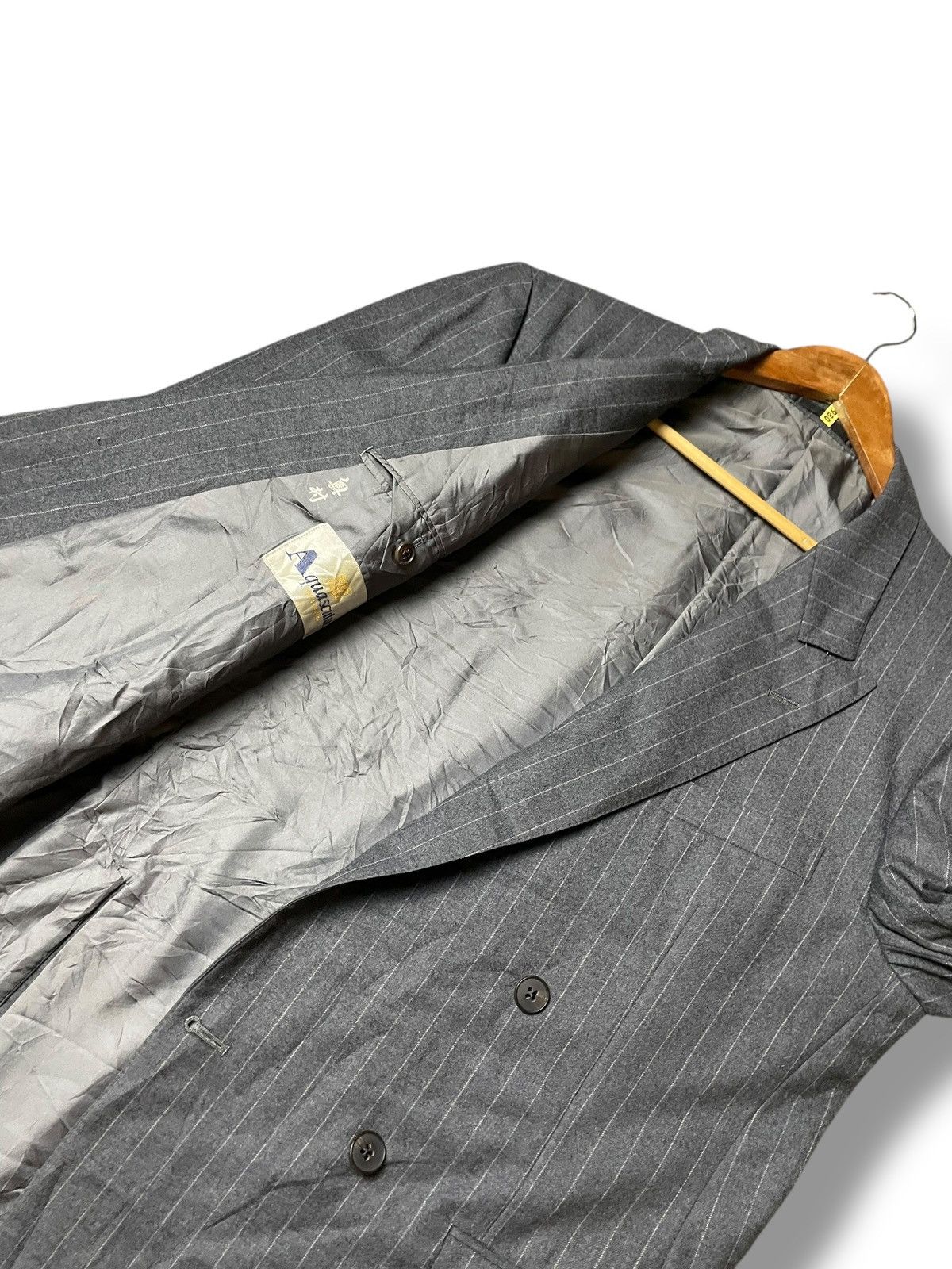 Aquascutum × Japanese Brand × Vintage Aquascutum Brand Double Breasted Coat (108( Size US XS / EU 42 / 0 - 5 Thumbnail