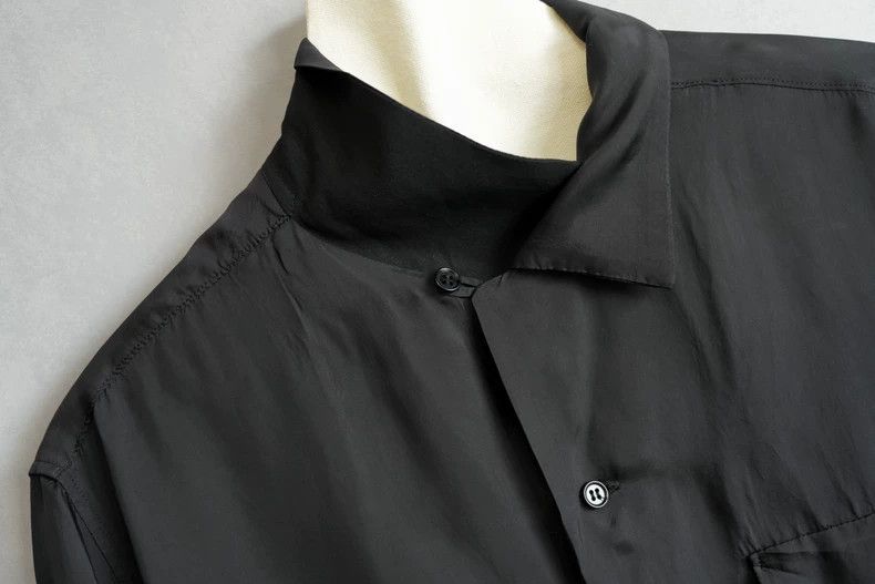 Yohji Yamamoto Yohji Yamamoto10SS cuprammonium short sleeve shirt 2503-Nex Size US L / EU 52-54 / 3 - 3 Thumbnail