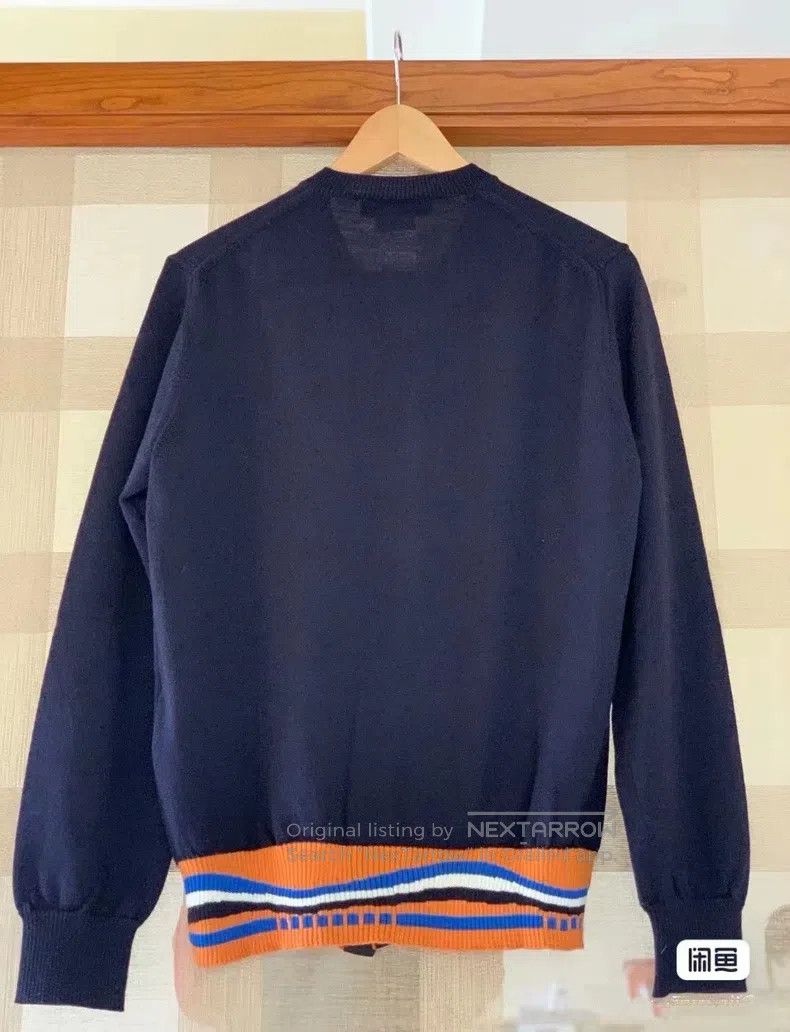 Comme des Garcons Comme des Garcons Wool Knit Cardigan Navy Blue Size M / US 6-8 / IT 42-44 - 2 Thumbnail