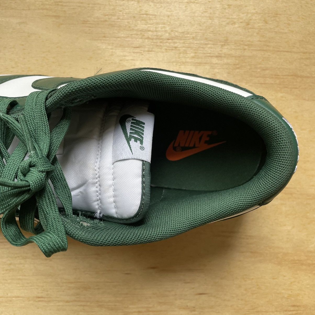 Nike Nike Dunk Low 'Michigan State' Size US 11 / EU 44 - 8 Thumbnail