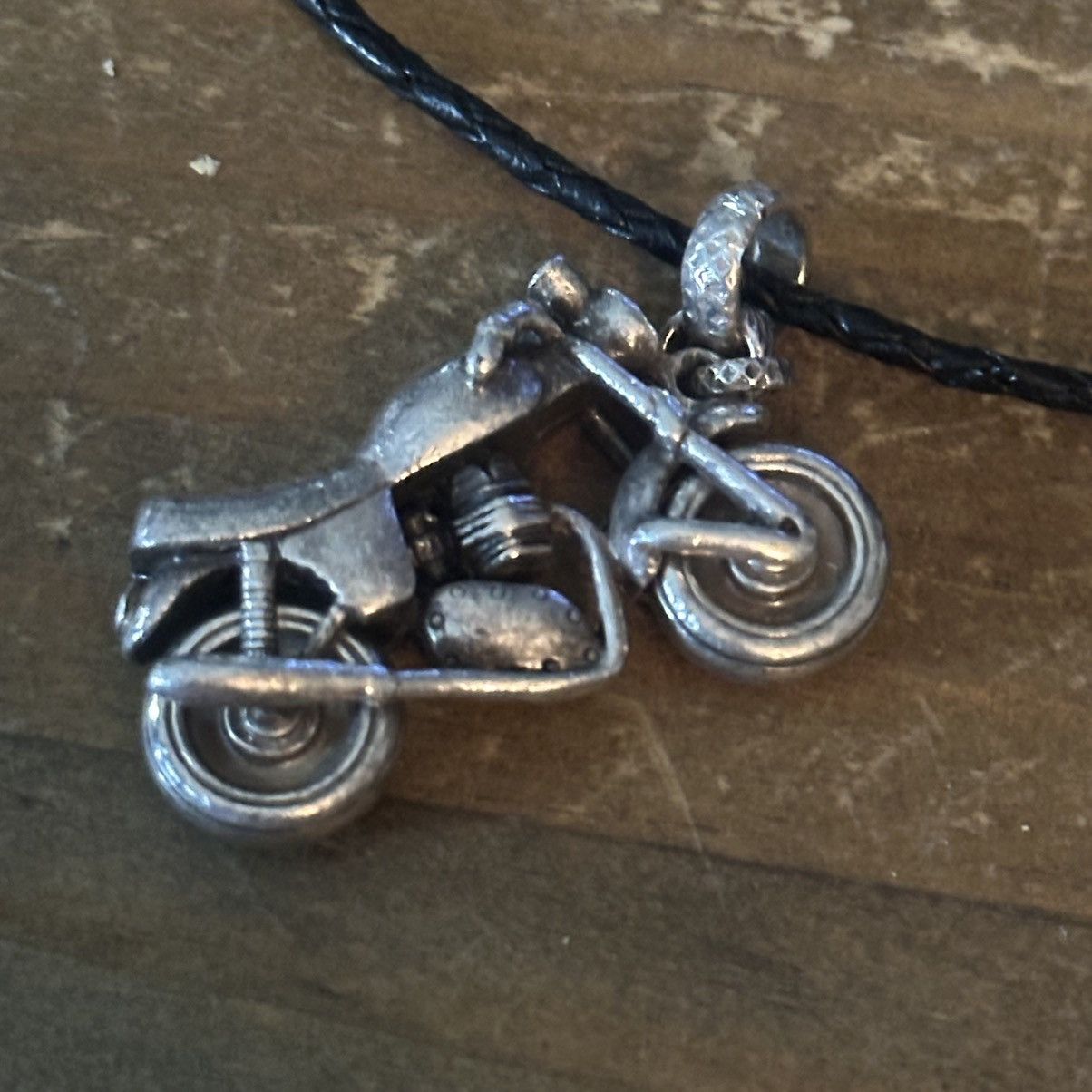 Other Unisex motorcycle pendant cord necklace Size ONE SIZE - 4 Thumbnail