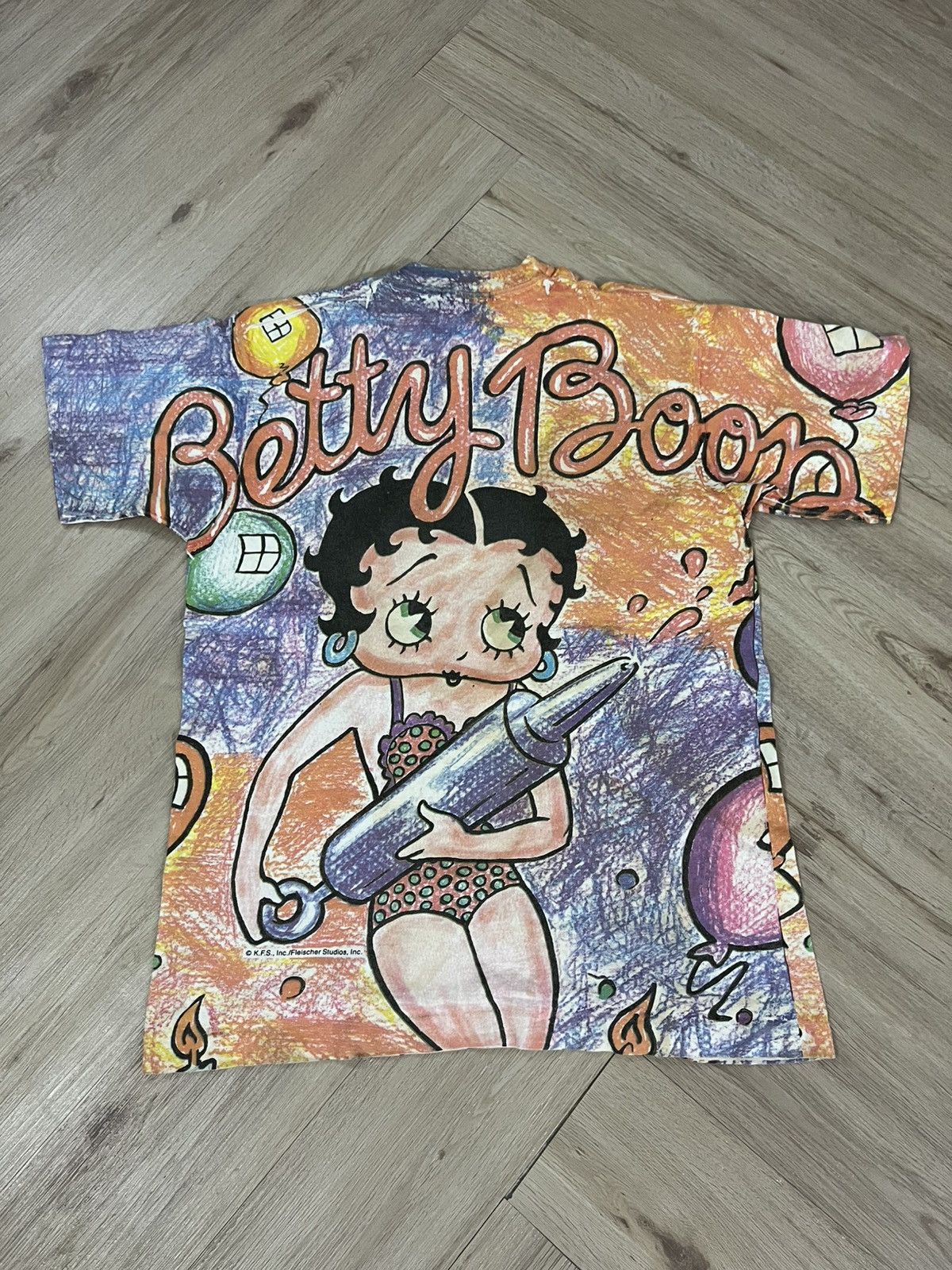 Vintage Vintage Betty Boop 90s Shirt Size US L / EU 52-54 / 3 - 2 Thumbnail