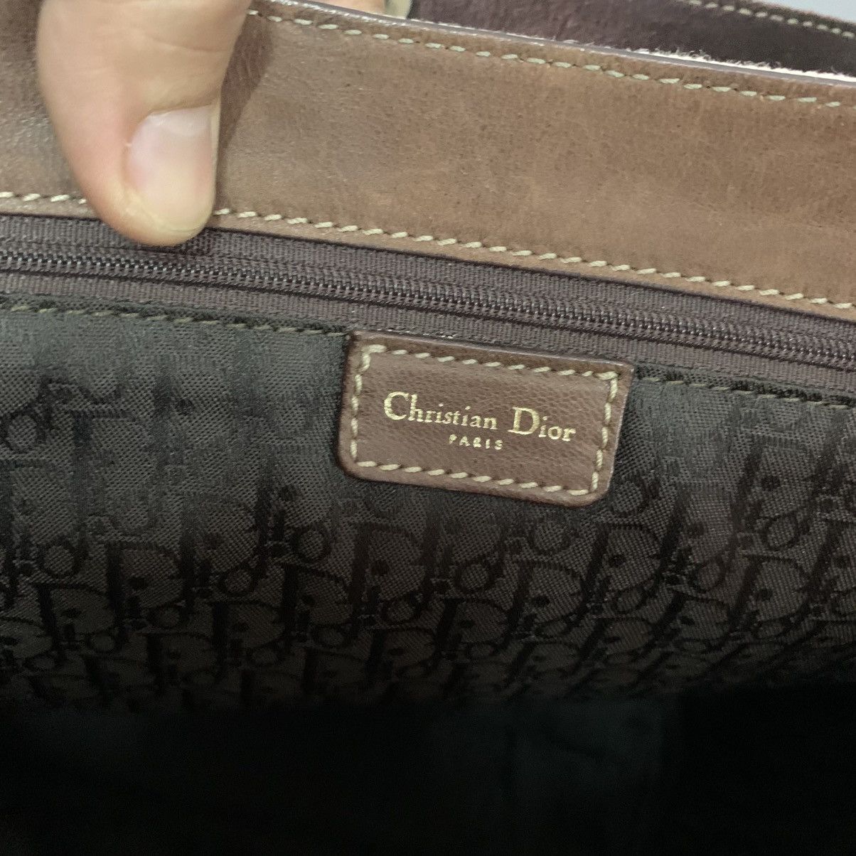 Christian Dior Monsieur Christian Dior Monogram Large Shoulder Bag Size ONE SIZE - 11 Thumbnail