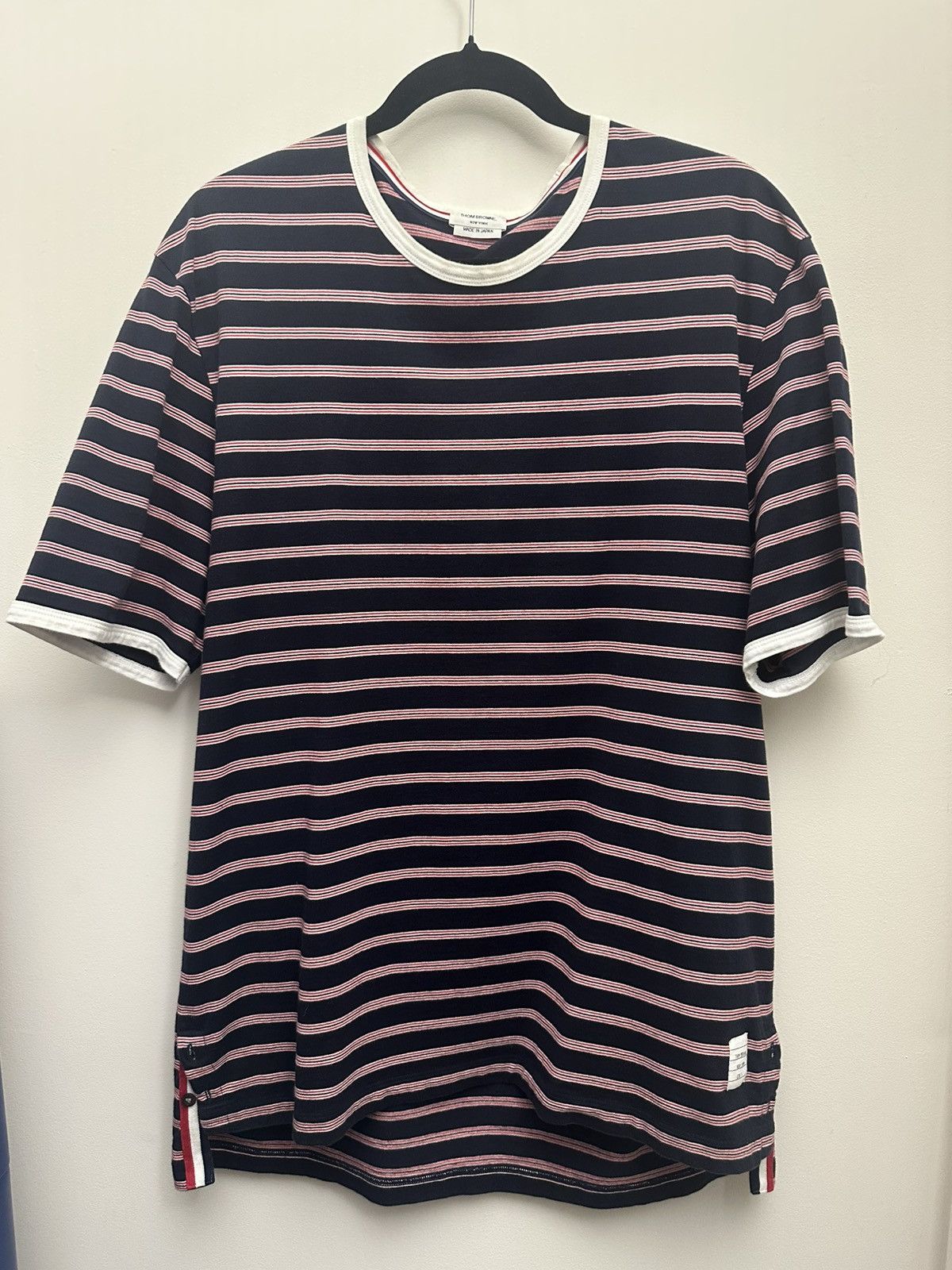 Thom Browne THOM BROWNE Men T-Shirts MJS288A00042 415 BLUE