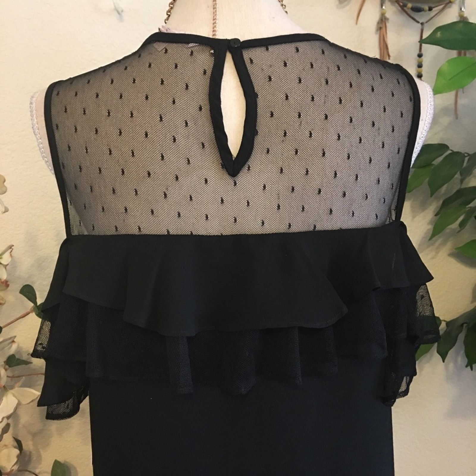Nanette Lepore Nanette Lepore black cold shoulder shift dress NWT Size M / US 6-8 / IT 42-44 - 8 Thumbnail