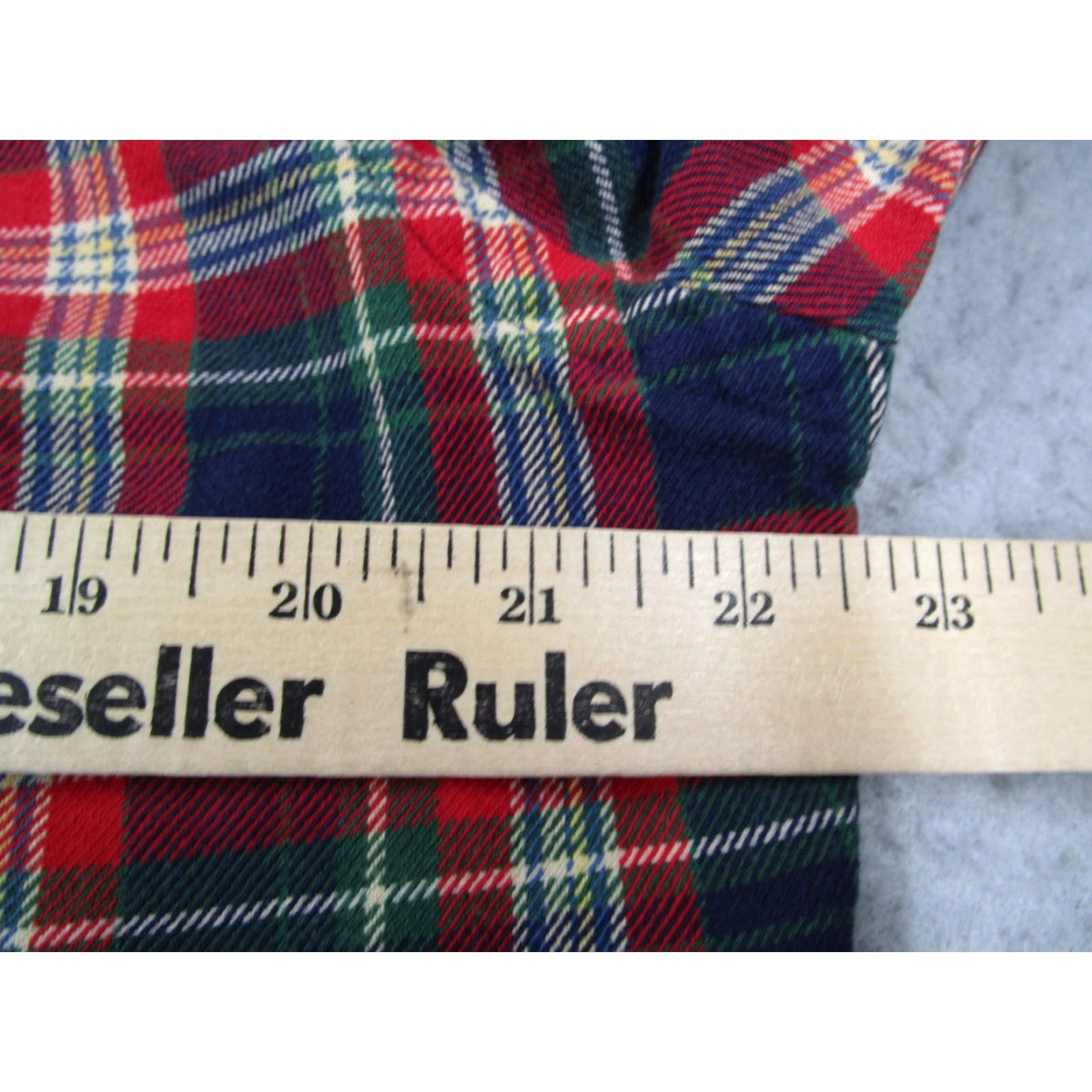 Ralph Lauren Ralph Lauren Shirt Mens Large Red Green Plaid Flannel Button-Down Pony Embroidered Classic Fit Shirt Size US L / EU 52-54 / 3 - 5 Thumbnail