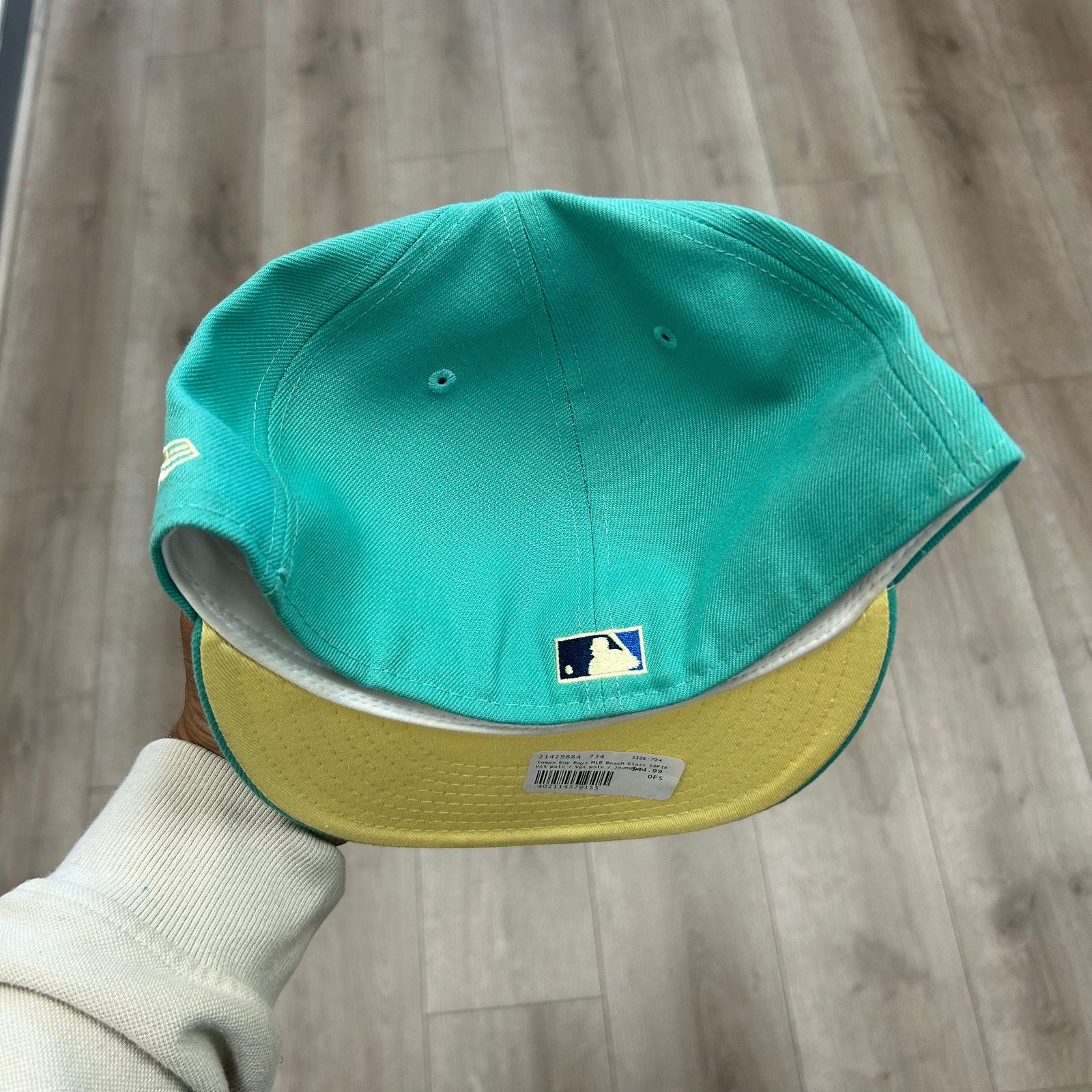 New Era New Era Tampa Bay Devil Rays Inaugural Patch Fitted Hat Size ONE SIZE - 4 Thumbnail