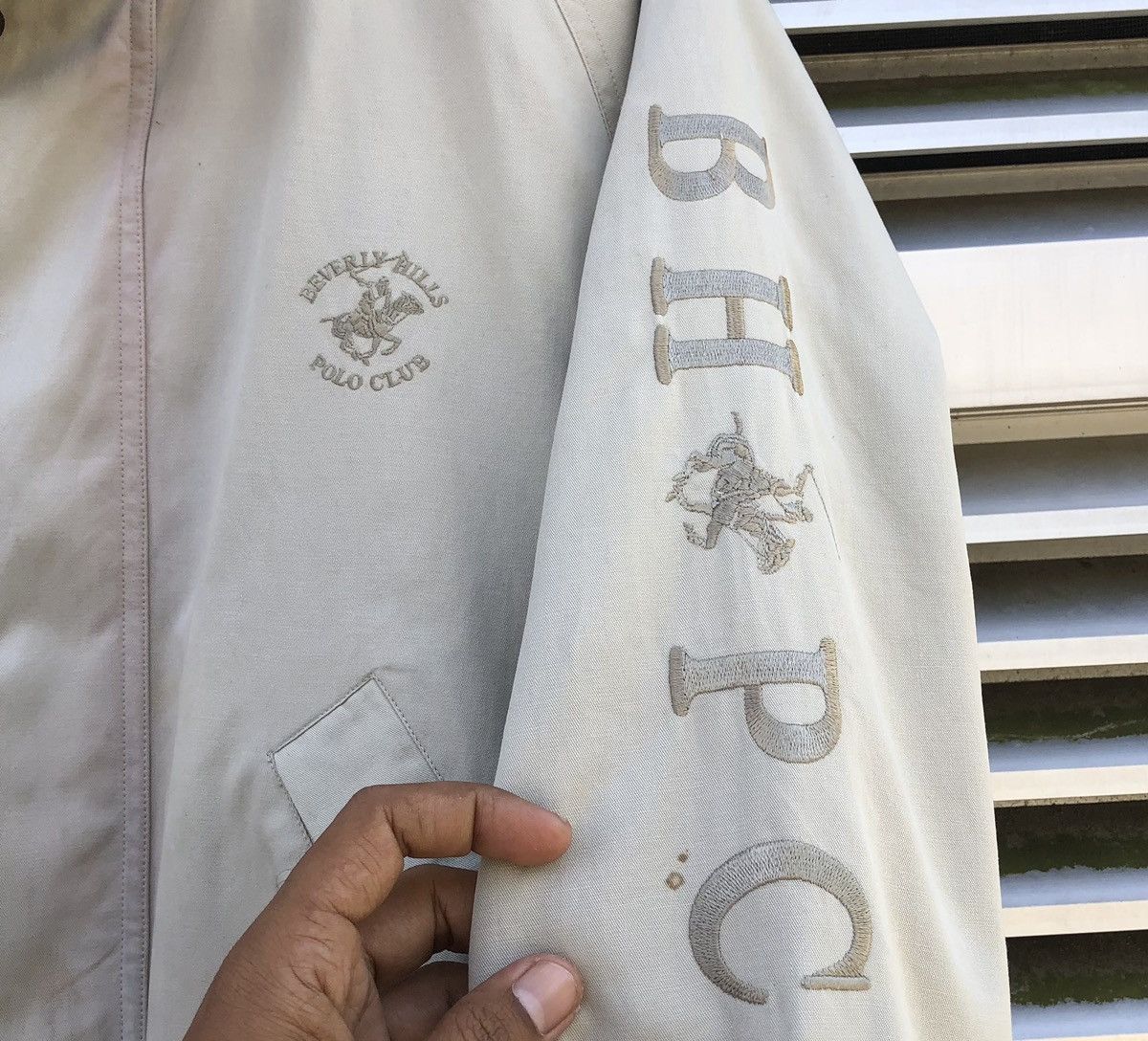 Beverly Hills Polo Club Vintage Beverly Hills PoloClub Embroidery Logo Bomber Jacket Size US M / EU 48-50 / 2 - 2 Thumbnail