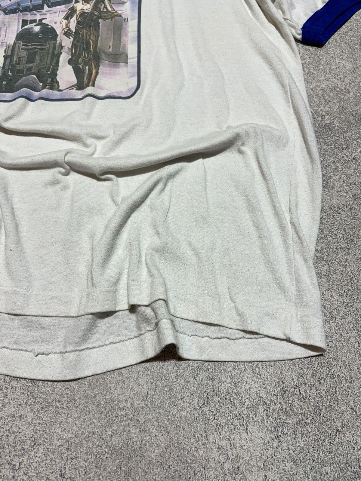 Star Wars × Vintage Vintage 1977 Star Wars Ringer Style Screen Tees Mens XL Size US XL / EU 56 / 4 - 3 Thumbnail