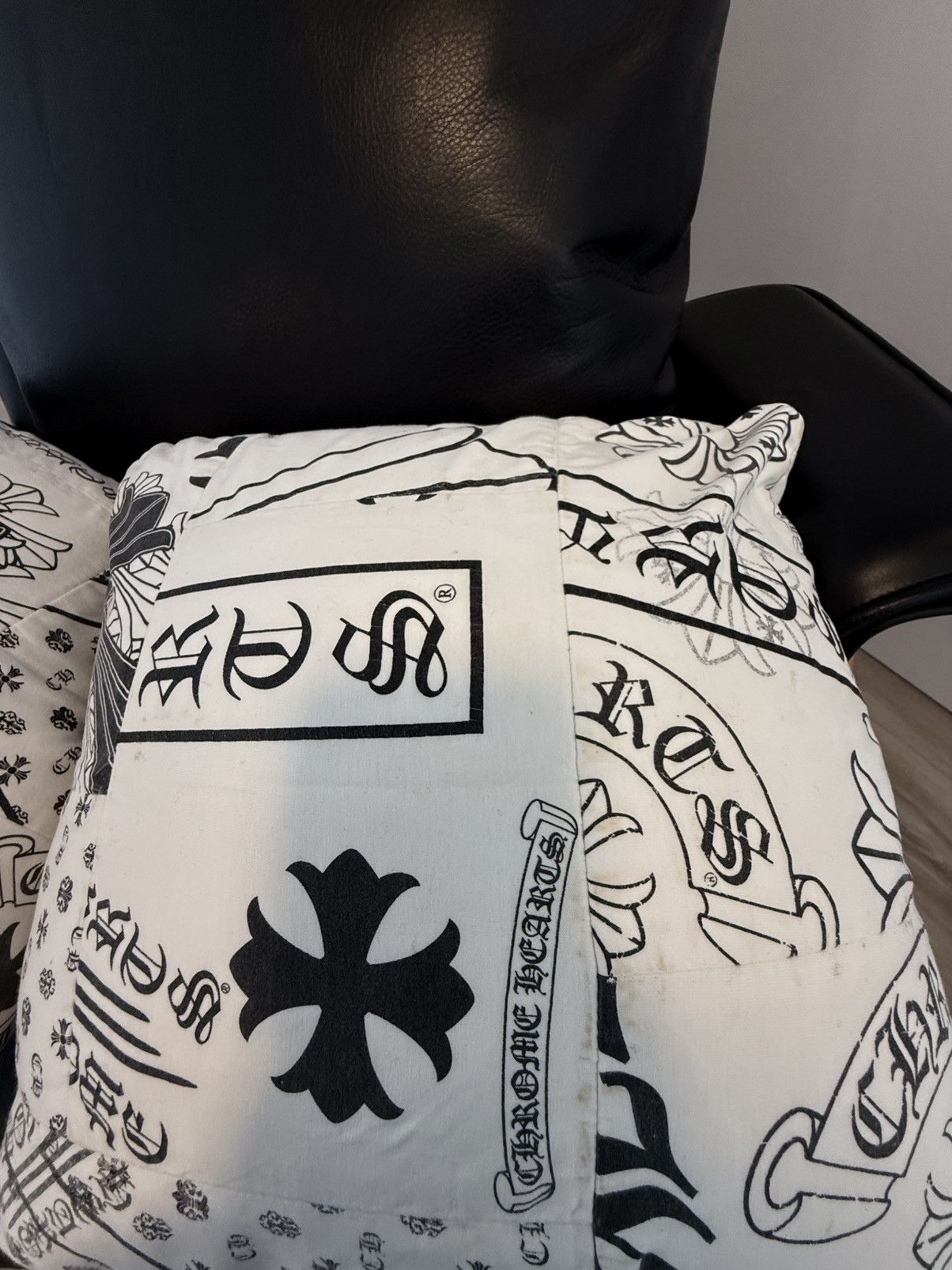 Chrome Hearts Chrome Hearts PatchWork Pillow (2) Size ONE SIZE - 7 Thumbnail