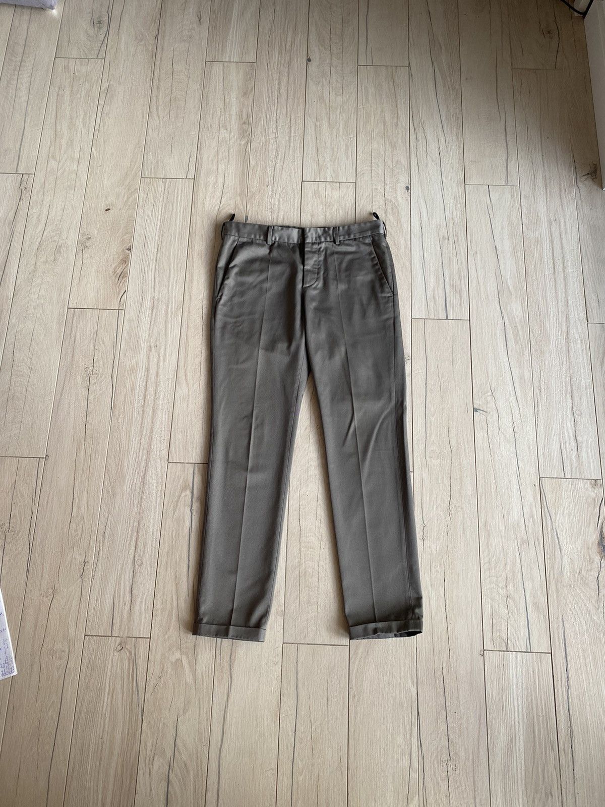 image of Ss10 Prada Brown Causal Pants, Men's (Size 32)