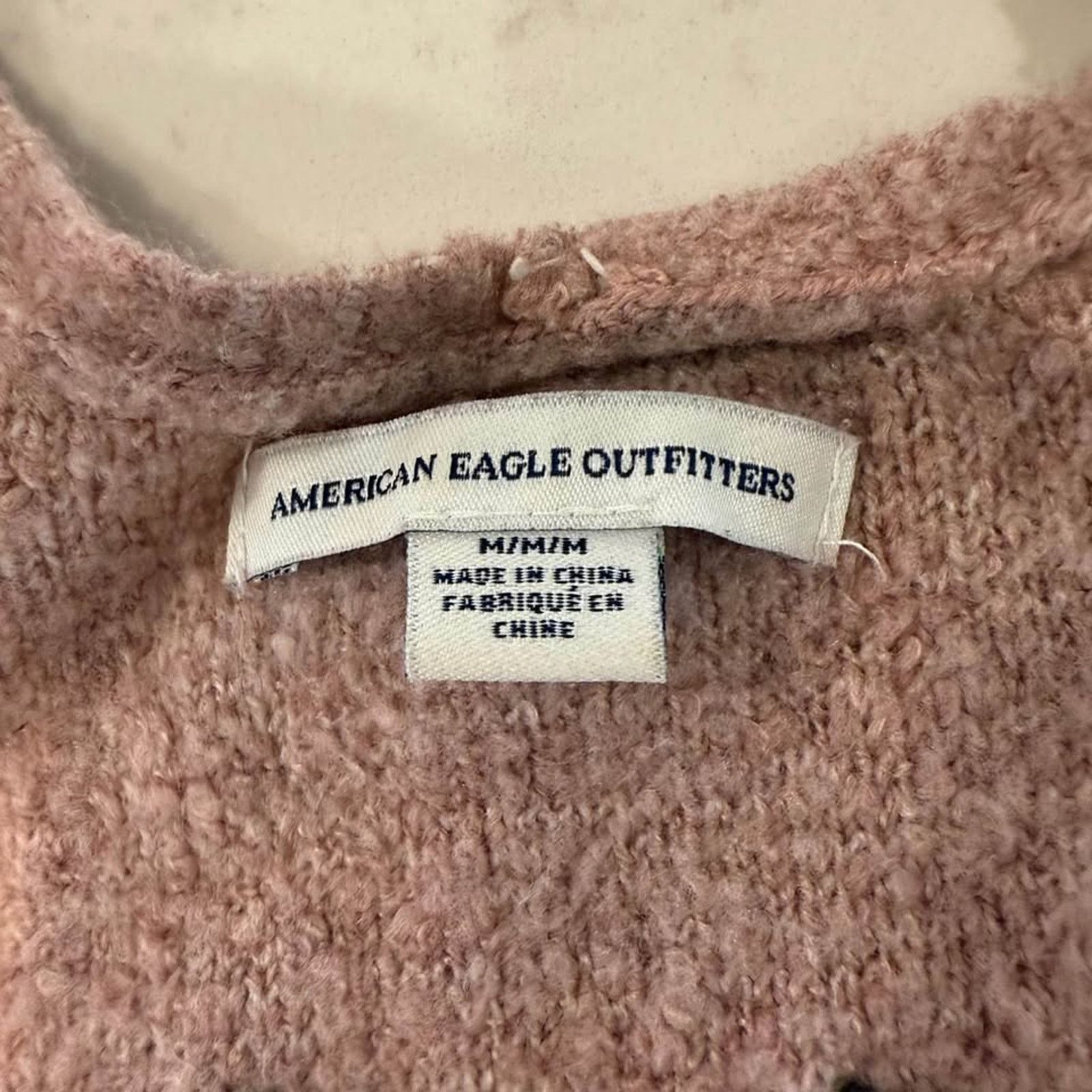 American Eagle Outfitters American Eagle Marled Open Front Cardigan Sweater Womens Med Size M / US 6-8 / IT 42-44 - 4 Thumbnail