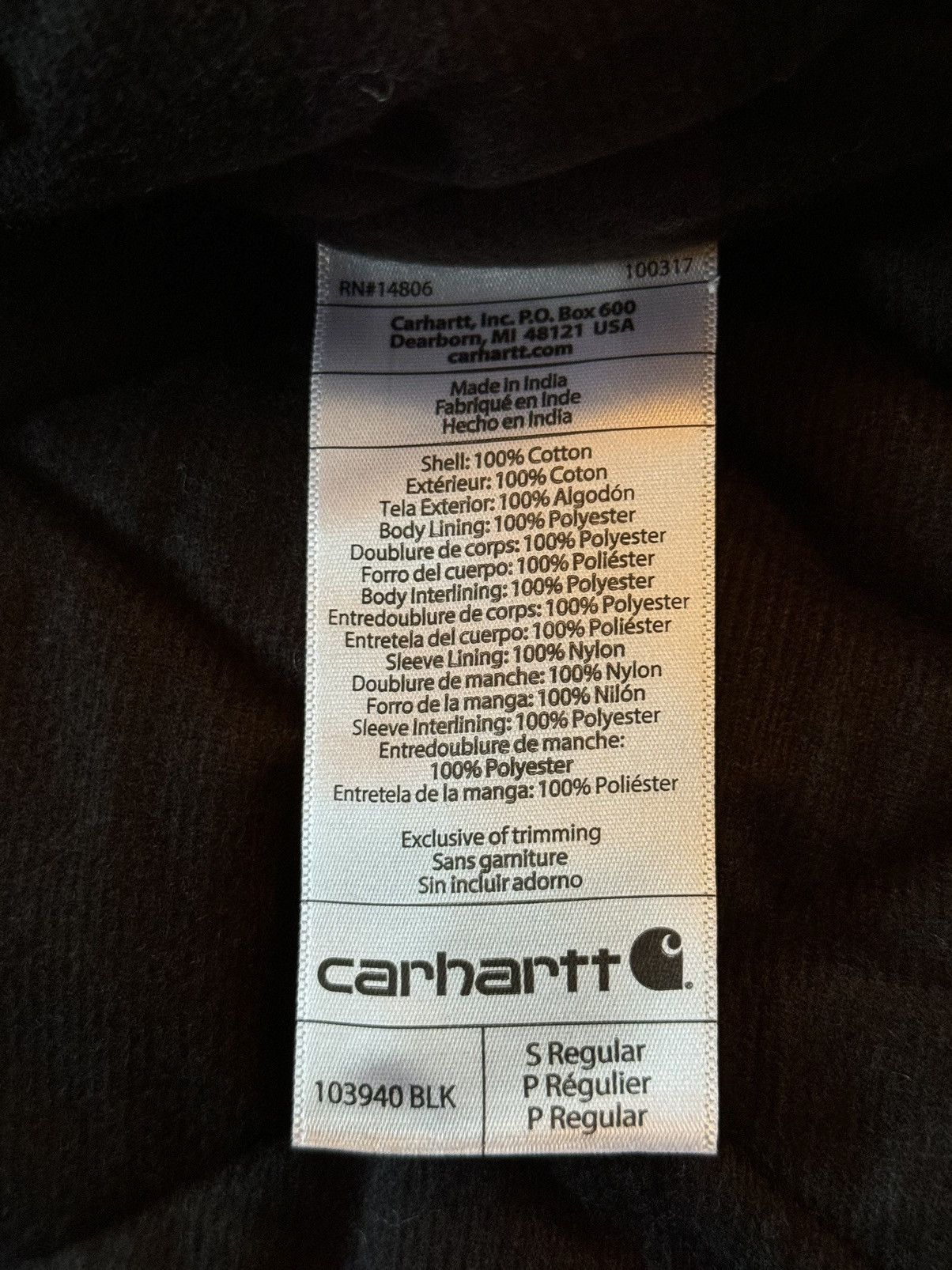 Carhartt Carhartt Hooded Black Jacket New Size US S / EU 44-46 / 1 - 12 Thumbnail