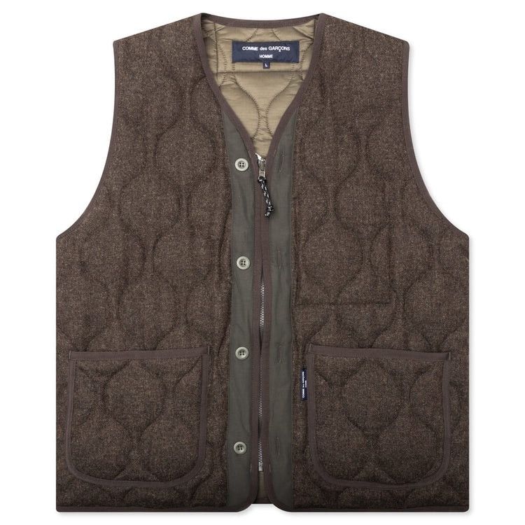Comme des Garcons Homme Wool Vest Puffer Size US L / EU 52-54 / 3 - 1 Thumbnail