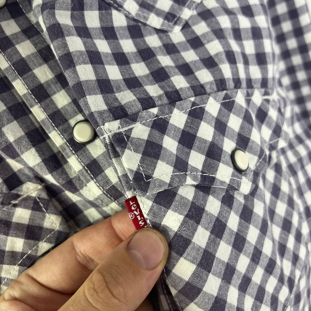 Levi's Y2K Vintage Levi’s Shirt Plaid Button Up Flannel Size US M / EU 48-50 / 2 - 2 Thumbnail