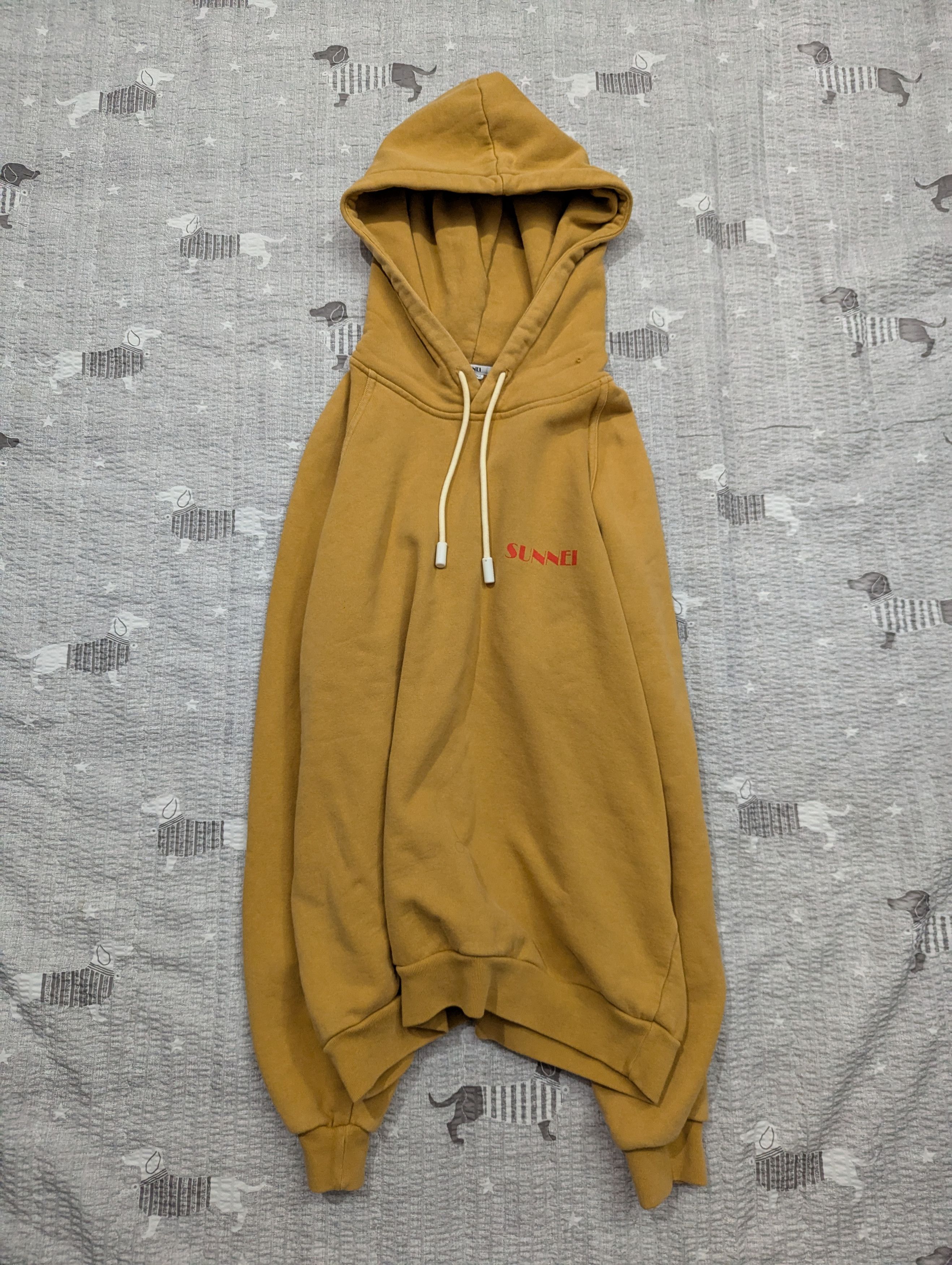 Sunnei Sunnei Logo Print Drawstring Hoodie Size US L / EU 52-54 / 3 - 4 Thumbnail