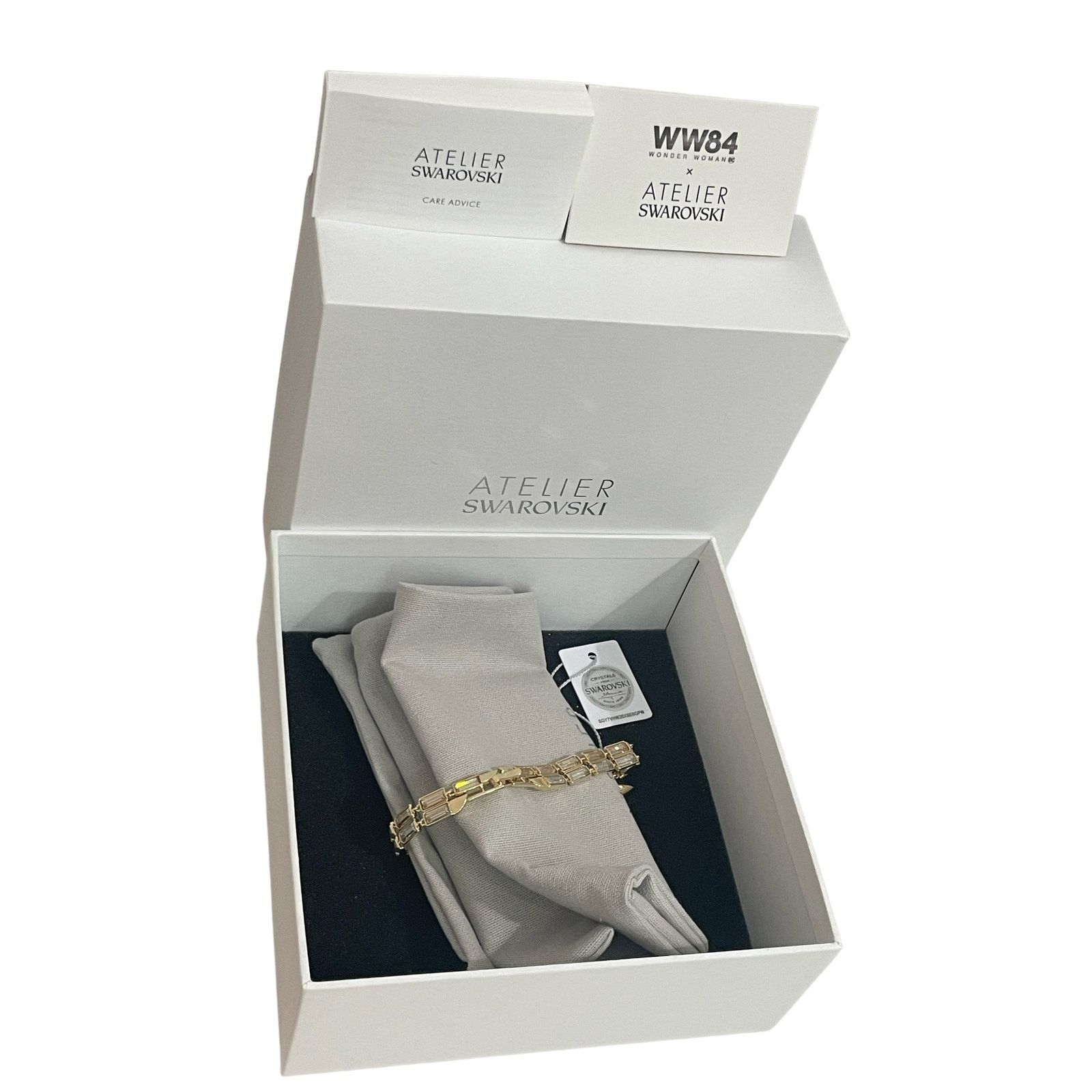 Swarovski Swarovski Wonder Woman bangle Gold tone Bracelet Size ONE SIZE - 3 Thumbnail