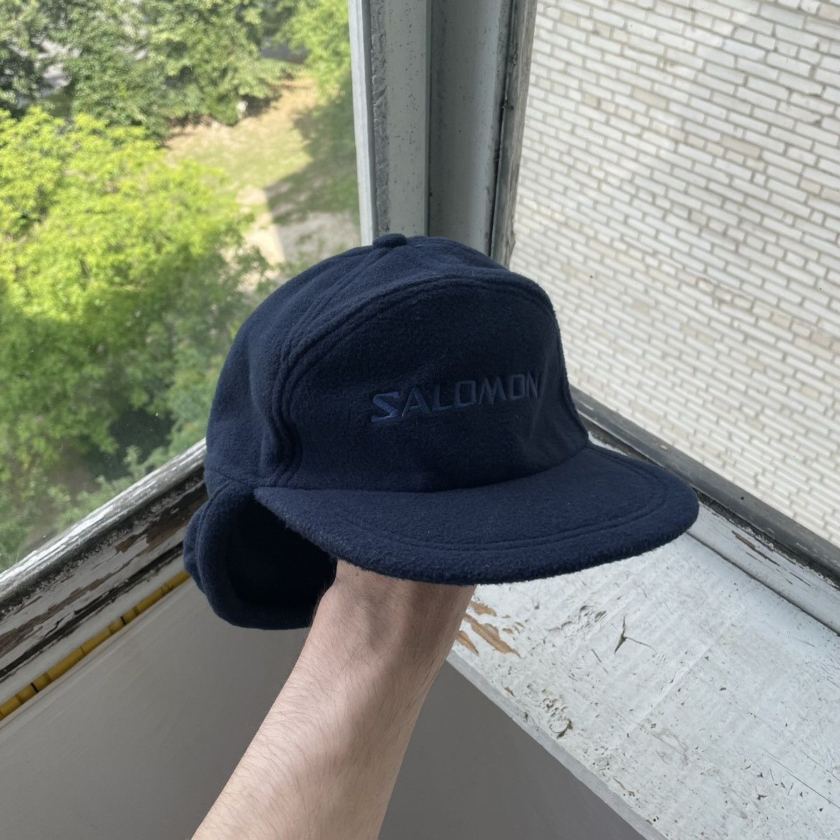 Outdoor Life Vintage Salomon fleece hat cap y2k | Grailed