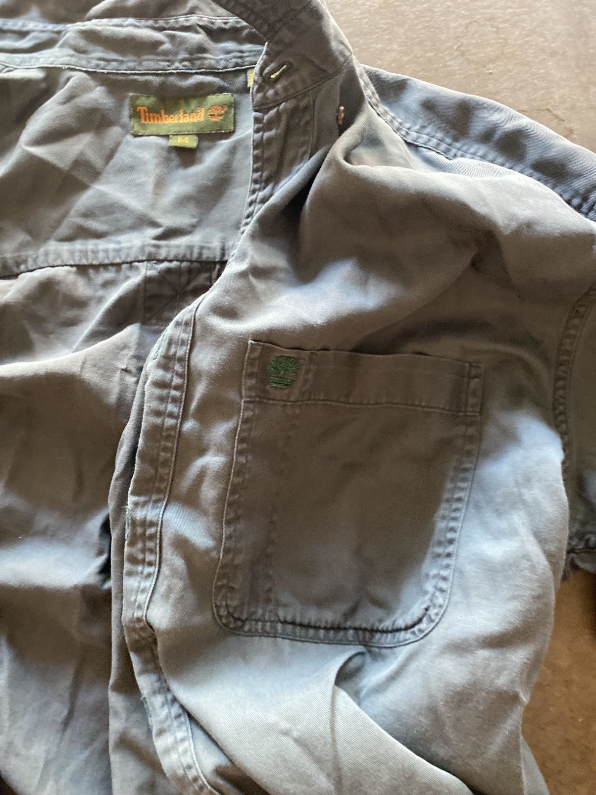 Timberland Timberland Button Up Shirt Olive Size US M / EU 48-50 / 2 - 3 Thumbnail