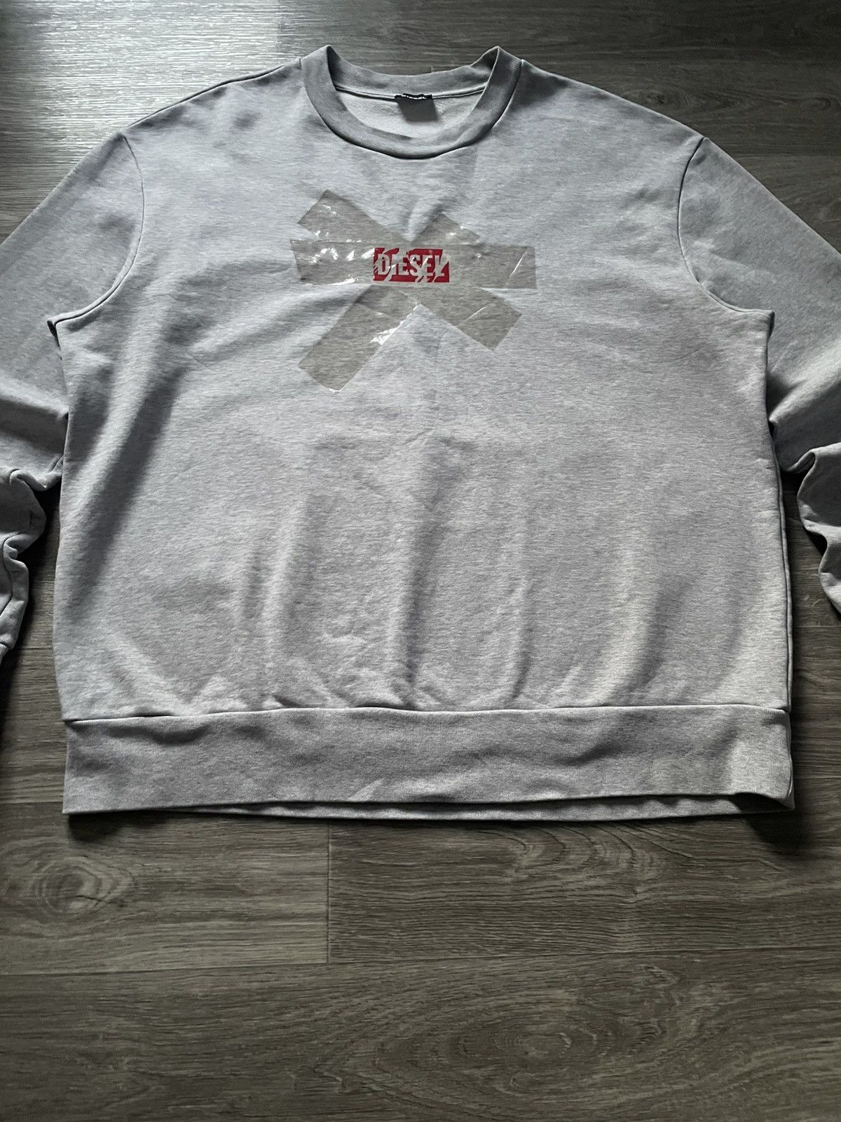 Diesel Diesel S-Bay Gray Sweatshirt Crewneck Size XXL Size US XXL / EU 58 / 5 - 4 Thumbnail