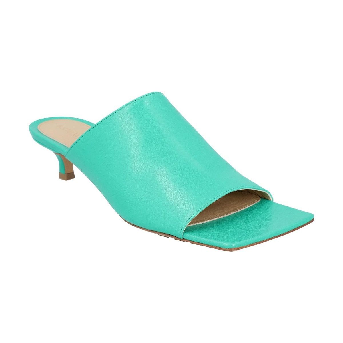 Bottega Veneta o1n1vont1224 Stretch Mules in Green Size US 10 / IT 40 - 2 Thumbnail