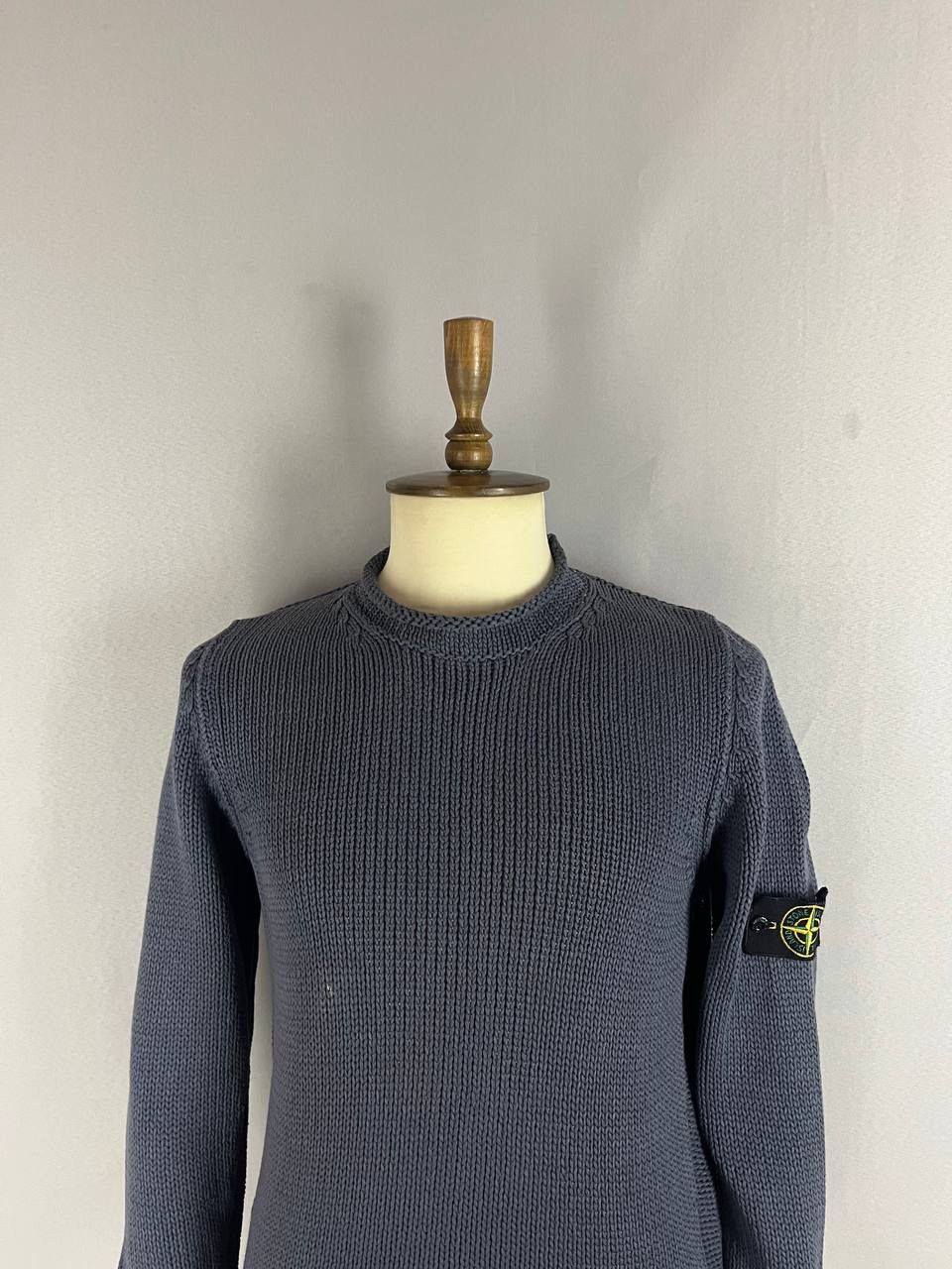 Stone Island Stone Island Sweater Navy Vintage Rare Size US L / EU 52-54 / 3 - 2 Thumbnail