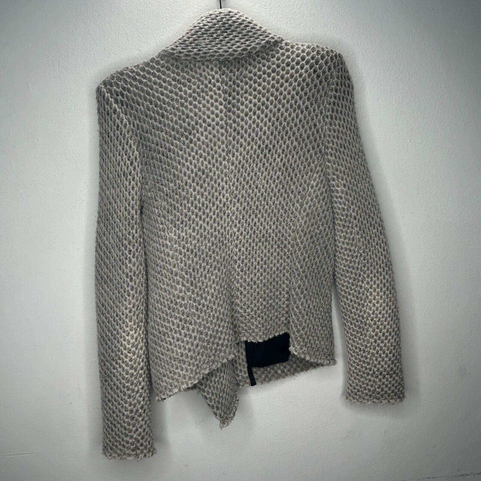 Iro IRO Kristen Taupe Honeycomb Front Zip Long Sleeve Jacket 3 Size S / US 4 / IT 40 - 7 Thumbnail