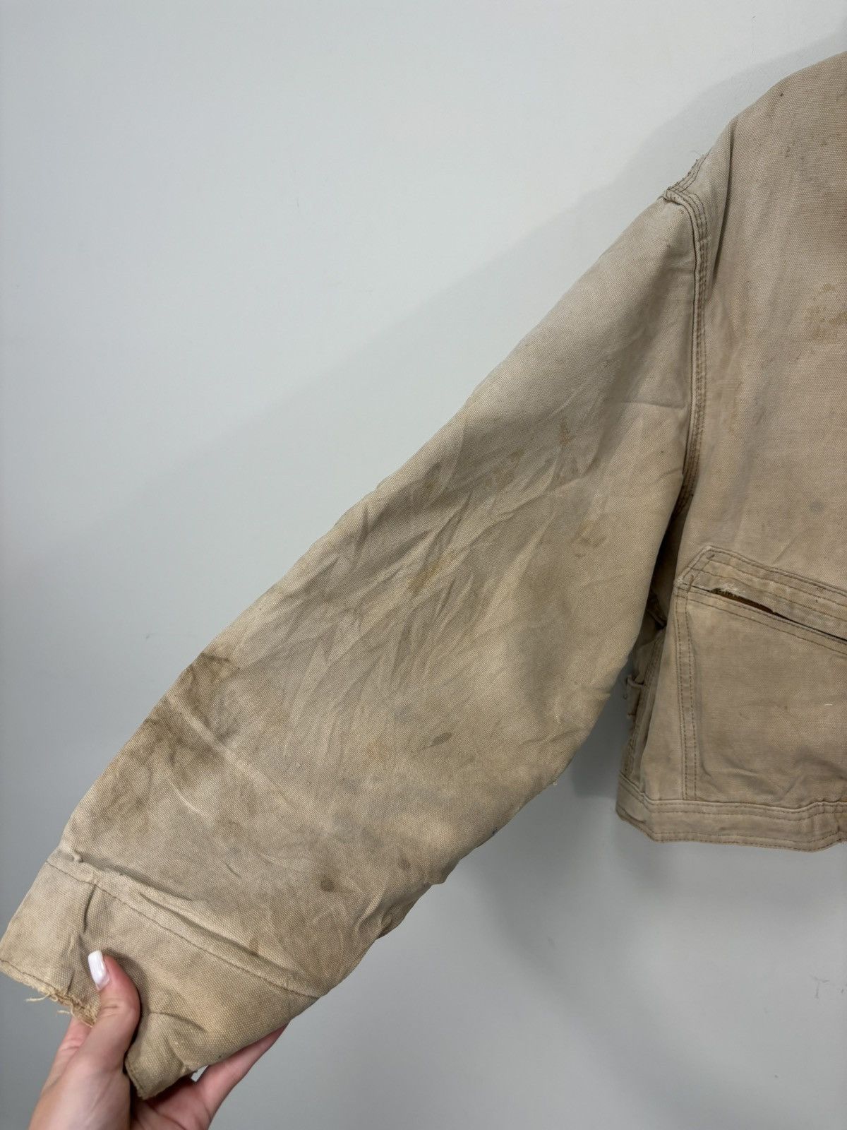 Carhartt Vintage Carhartt Y2K Workwear Faded Hype Boxy Cropped Jacket Size US L / EU 52-54 / 3 - 19 Thumbnail