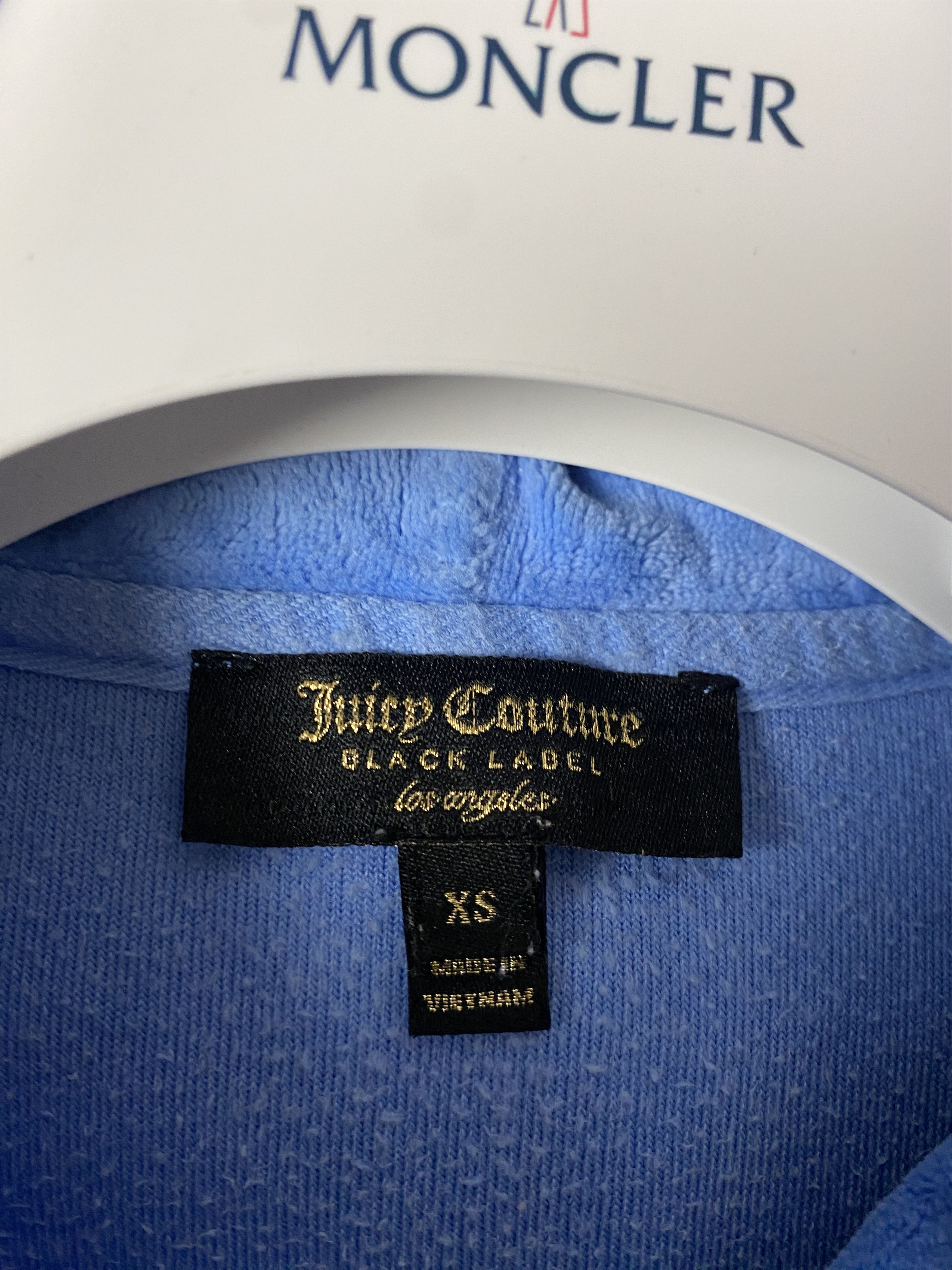 Juicy Couture Juicy Couture velvet zip-up hoodie y2k 00s avant garde Size XS / US 0-2 / IT 36-38 - 3 Thumbnail