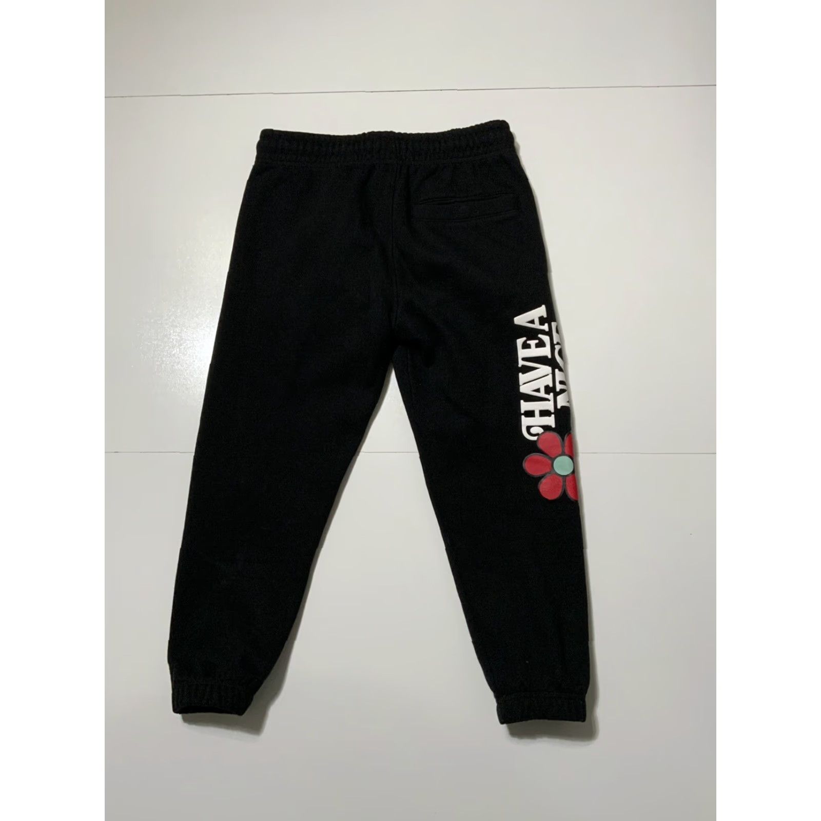 Vintage VINTAGE Sold Out Nice Kicks Have A Nice Day Heavyweight Fleece Black Jogger Sweatpants M Boys Girls Mens Womens Size US 31 - 5 Thumbnail