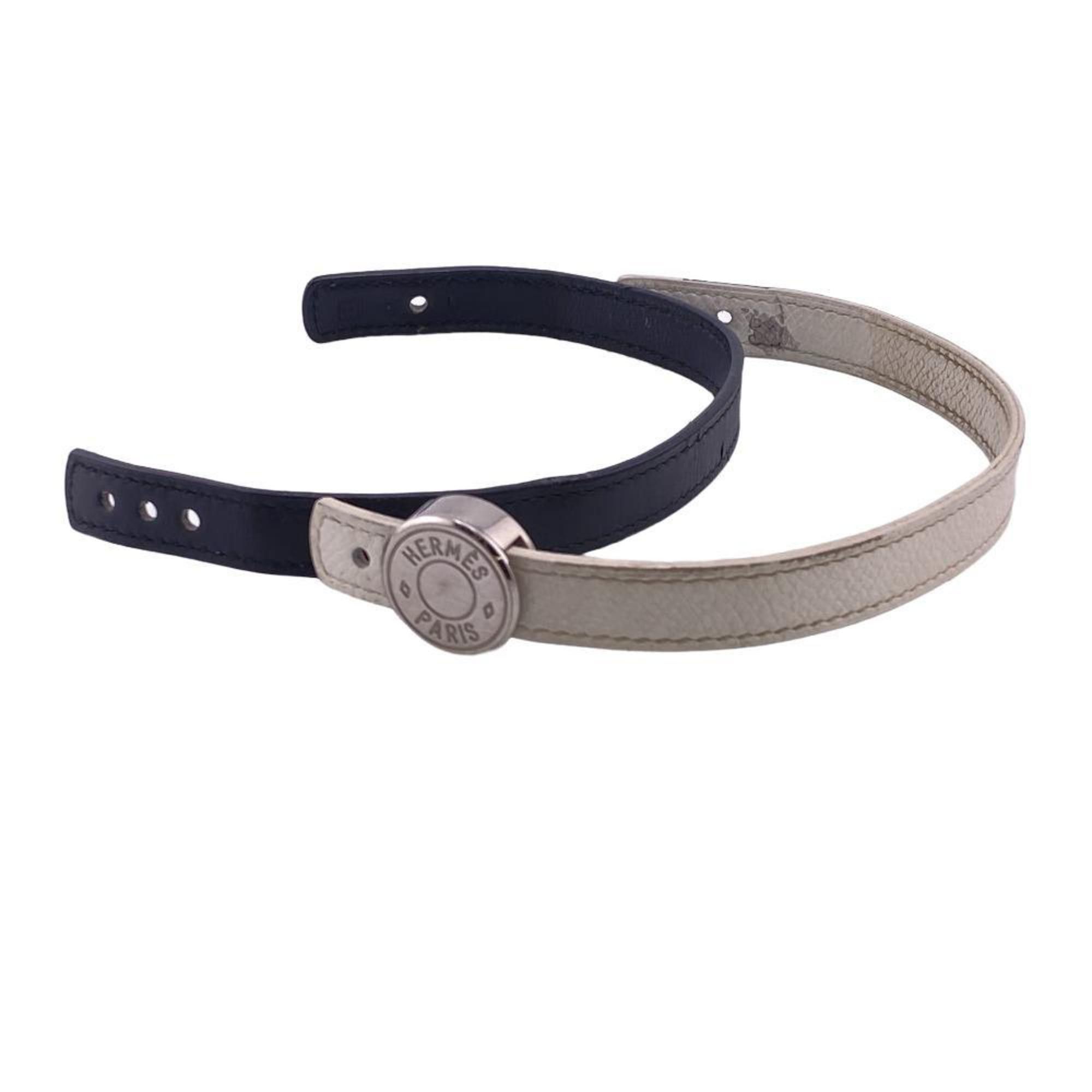 image of Hermes Serie 2-Set Bracelet, Black, Unisex Z0006535, Women's