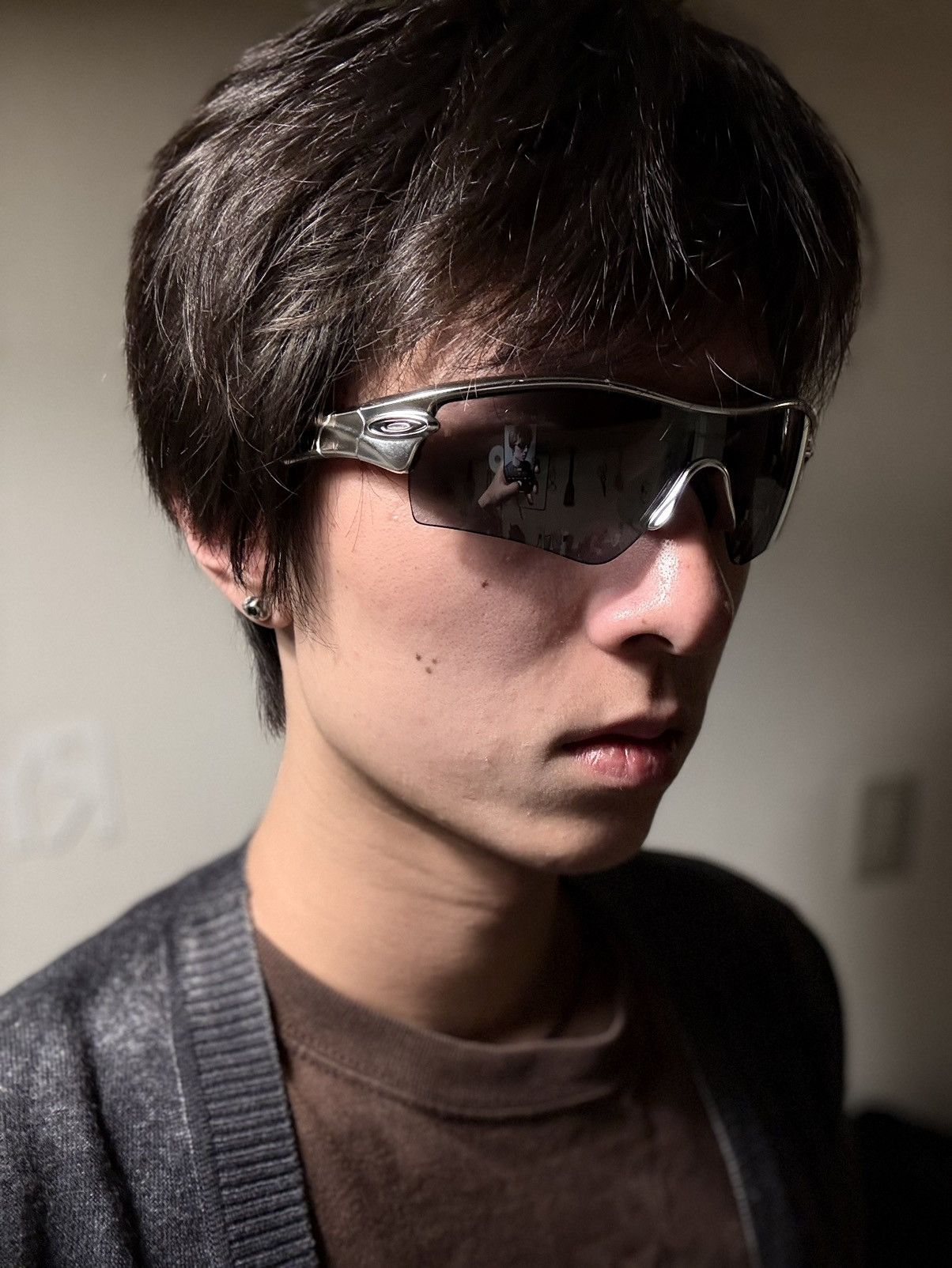 Oakley OAKLEY RADAR POLISHED ALUMINUM SUNGLASSES Size ONE SIZE - 7 Thumbnail