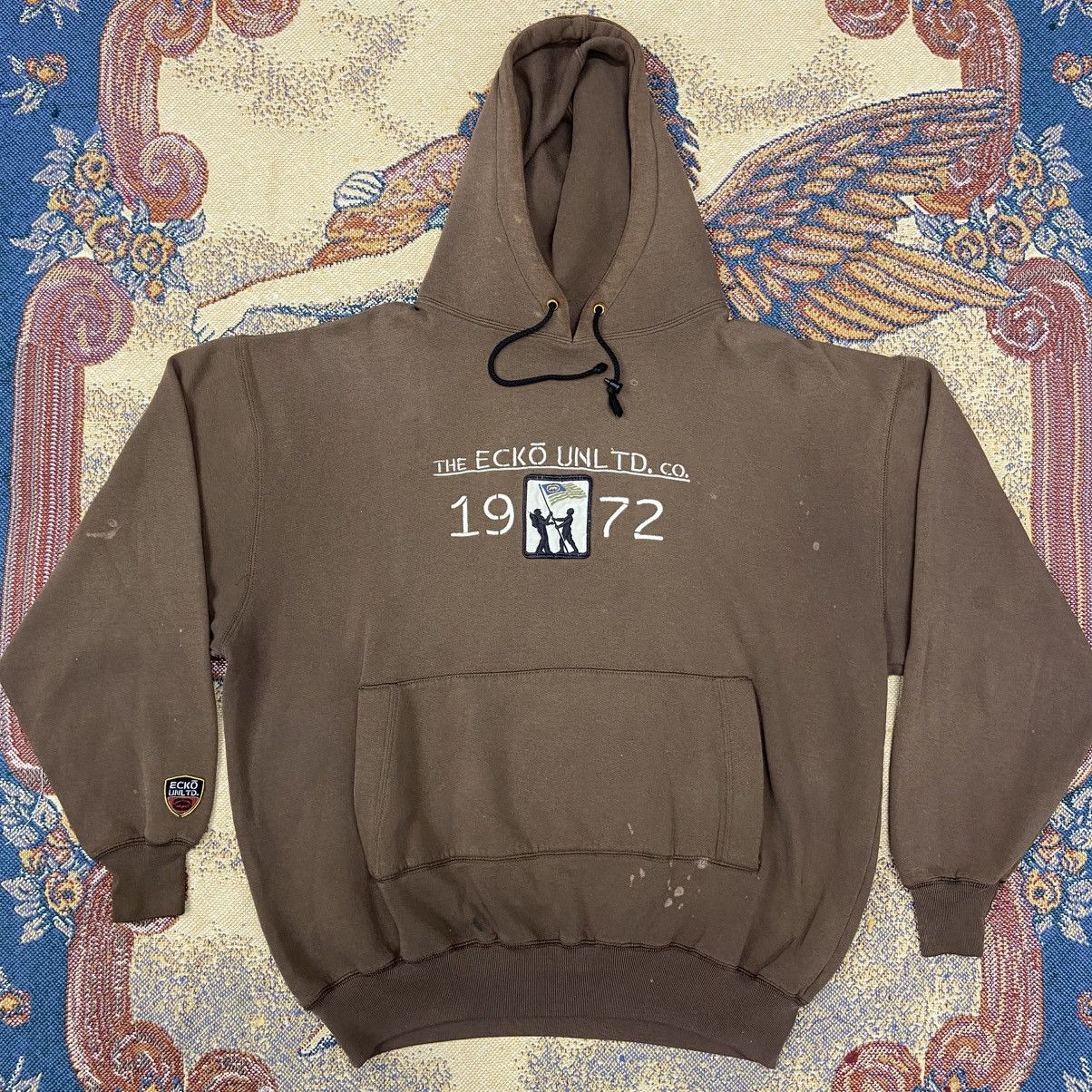 Ecko Unltd. Vintage Y2K Ecko Unltd. Embroidered Hoodie Size US XL / EU 56 / 4 - 1 Thumbnail