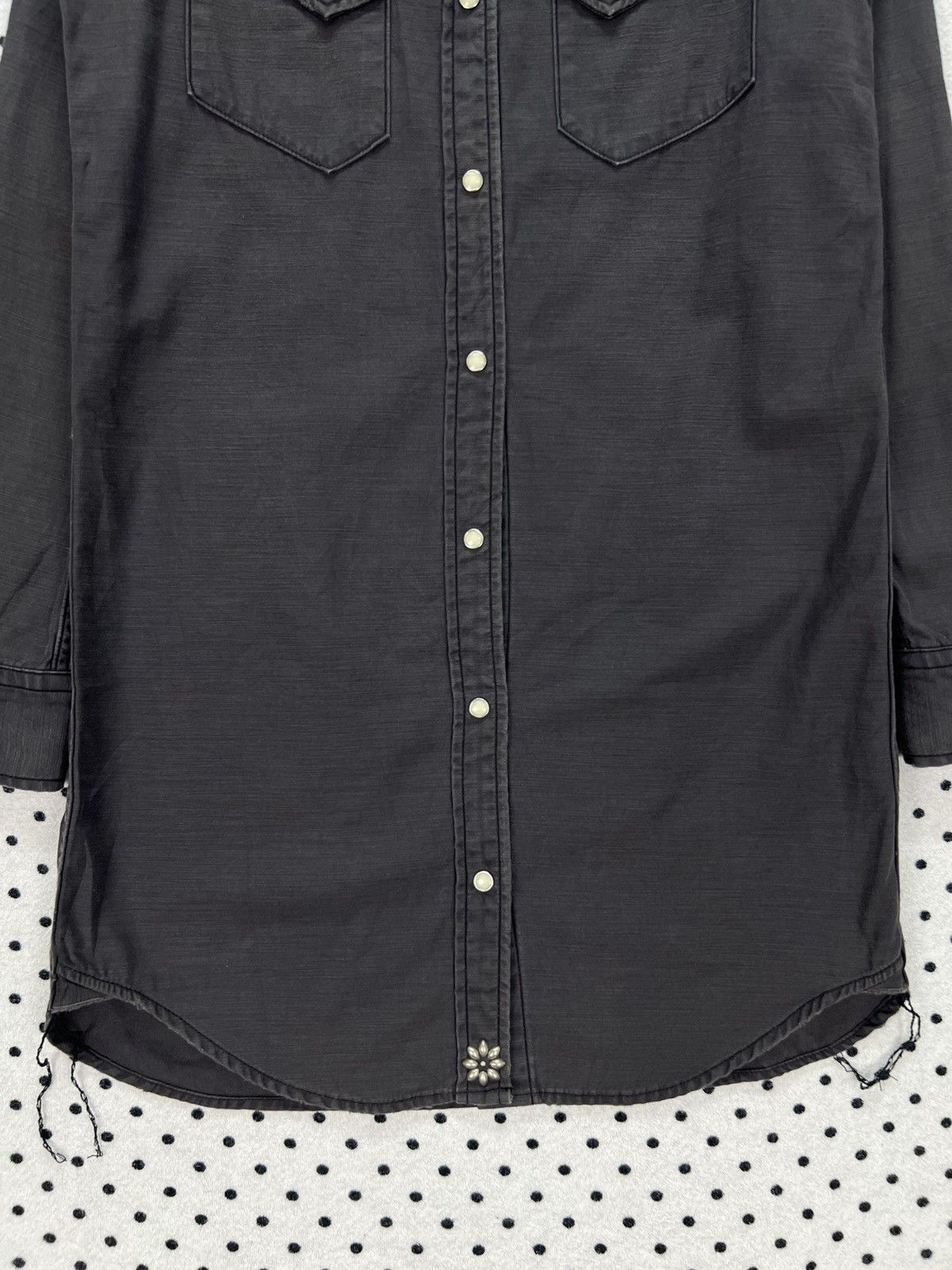 Remi Relief Remi Relief Longline Western Snap Shirt Size XS / US 0-2 / IT 36-38 - 5 Thumbnail