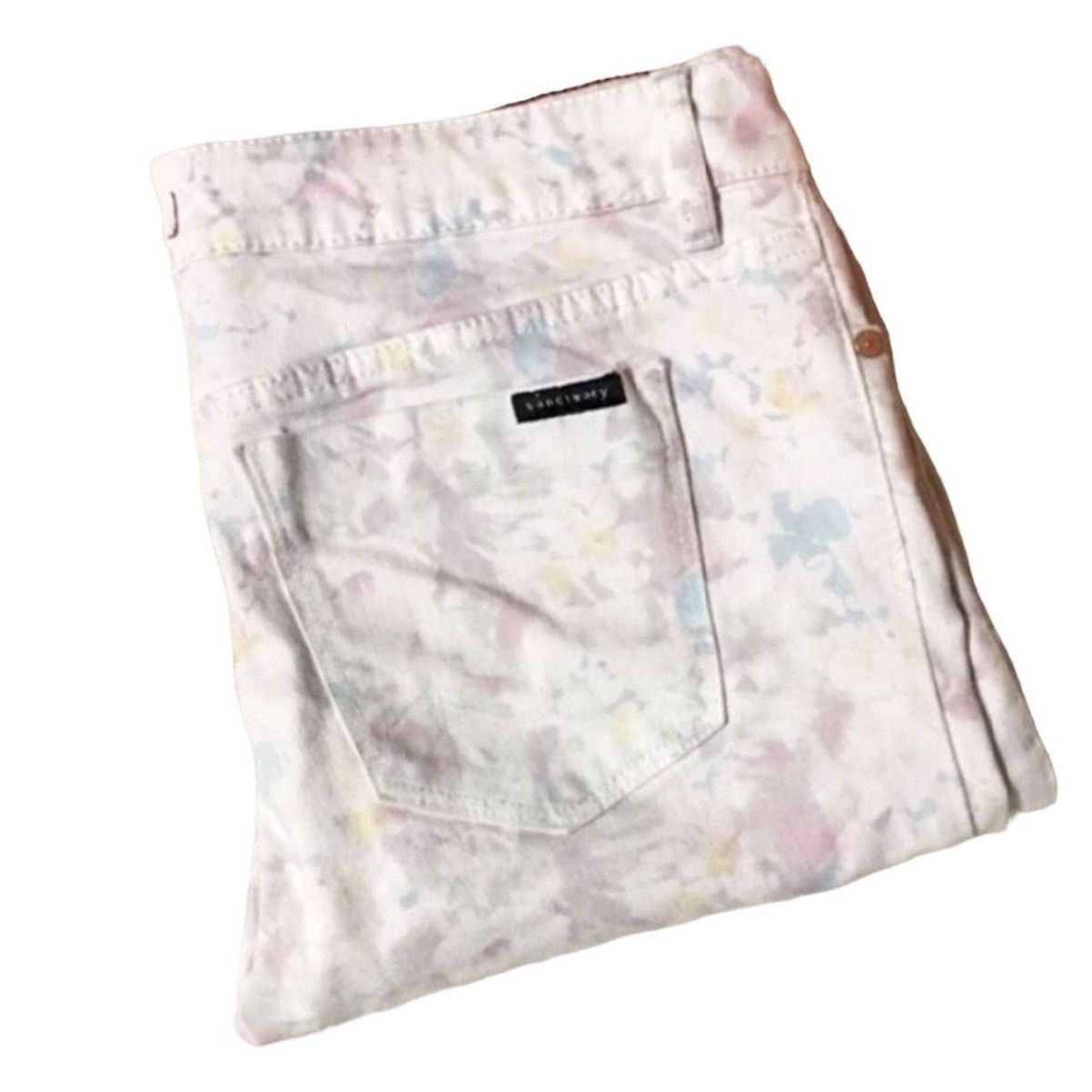 Anthropologie ANTHROPOLOGIE Sanctuary Charmer Floral Skinny 30 Size 30" / US 8 / IT 44 - 3 Thumbnail